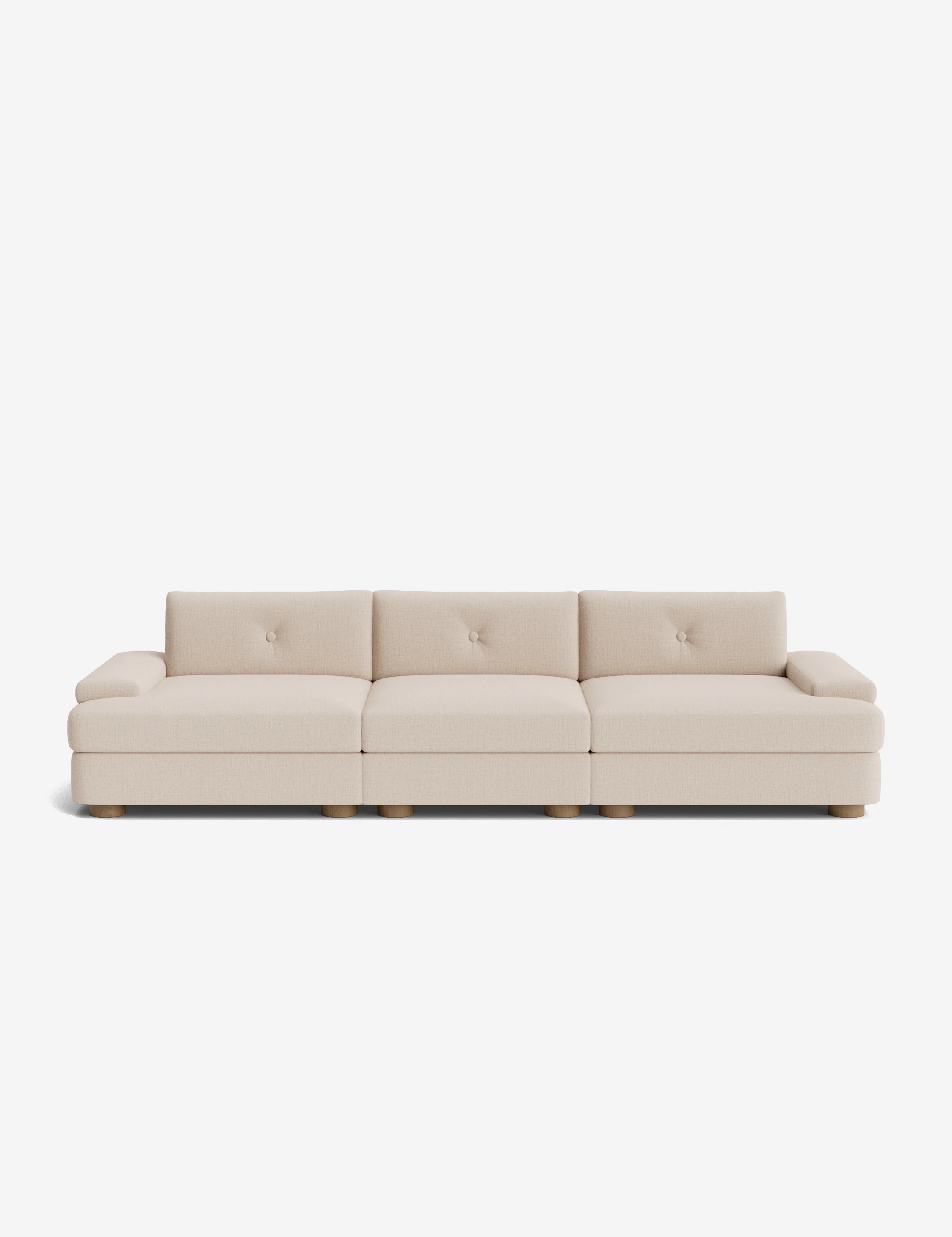 Blue Retro Modular Sofa