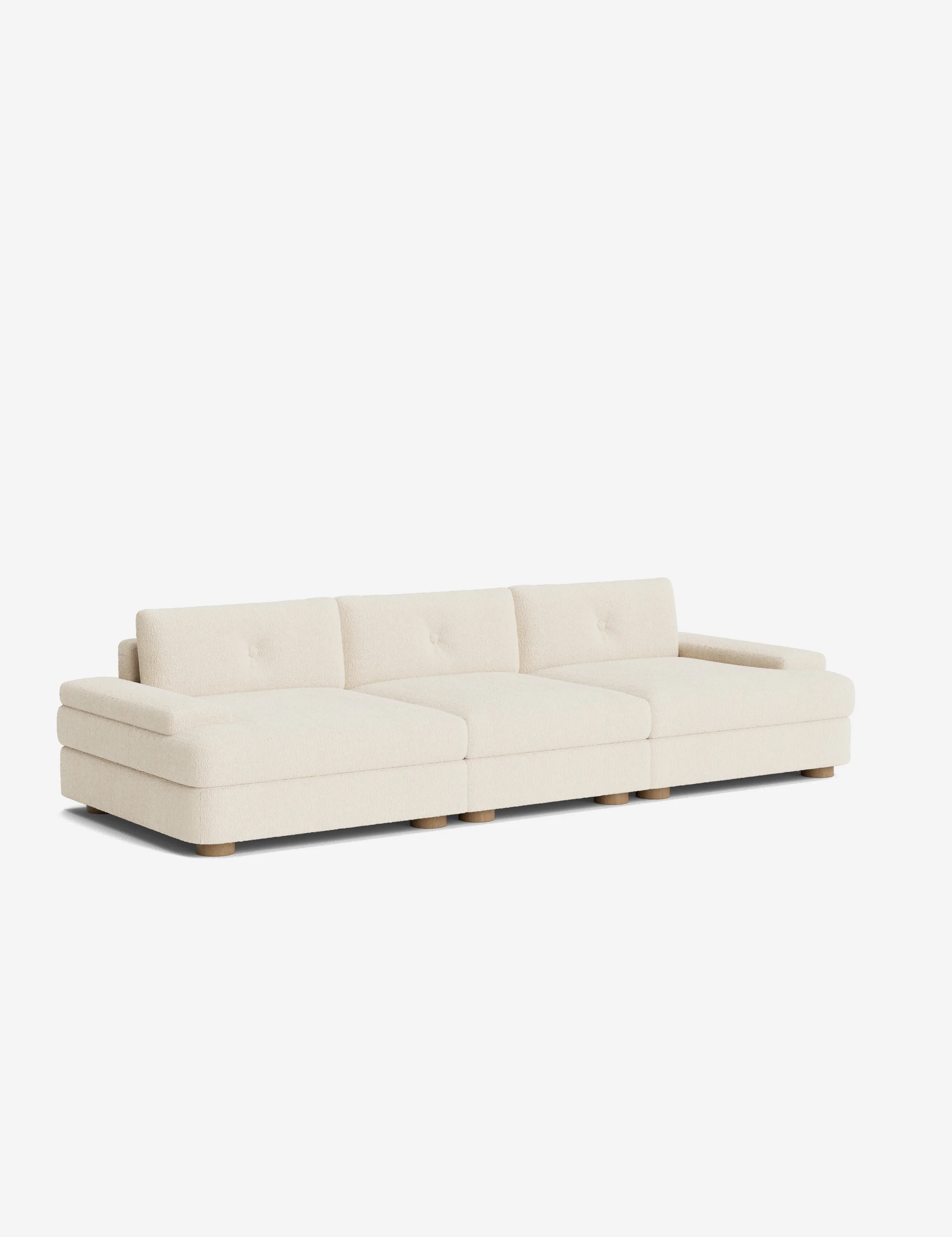 Blue Retro Modular Sofa