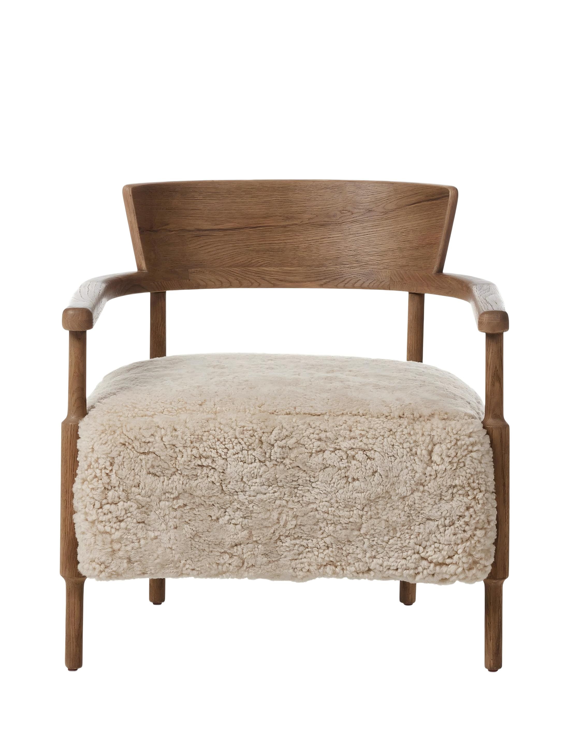 Beige Accent Chair