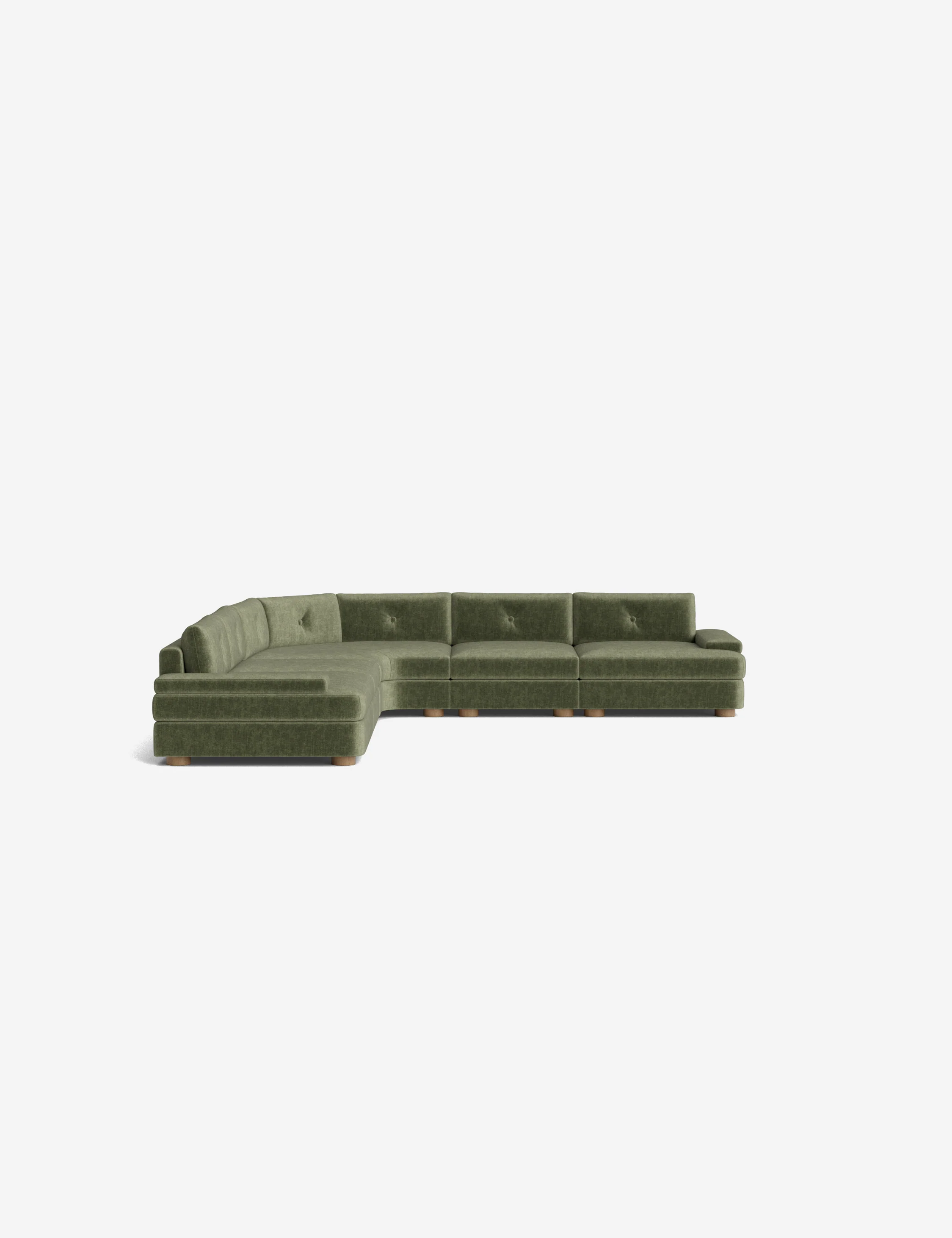 Champagne-Colored Modular Sofa Champagne-Colored Modular Sofa