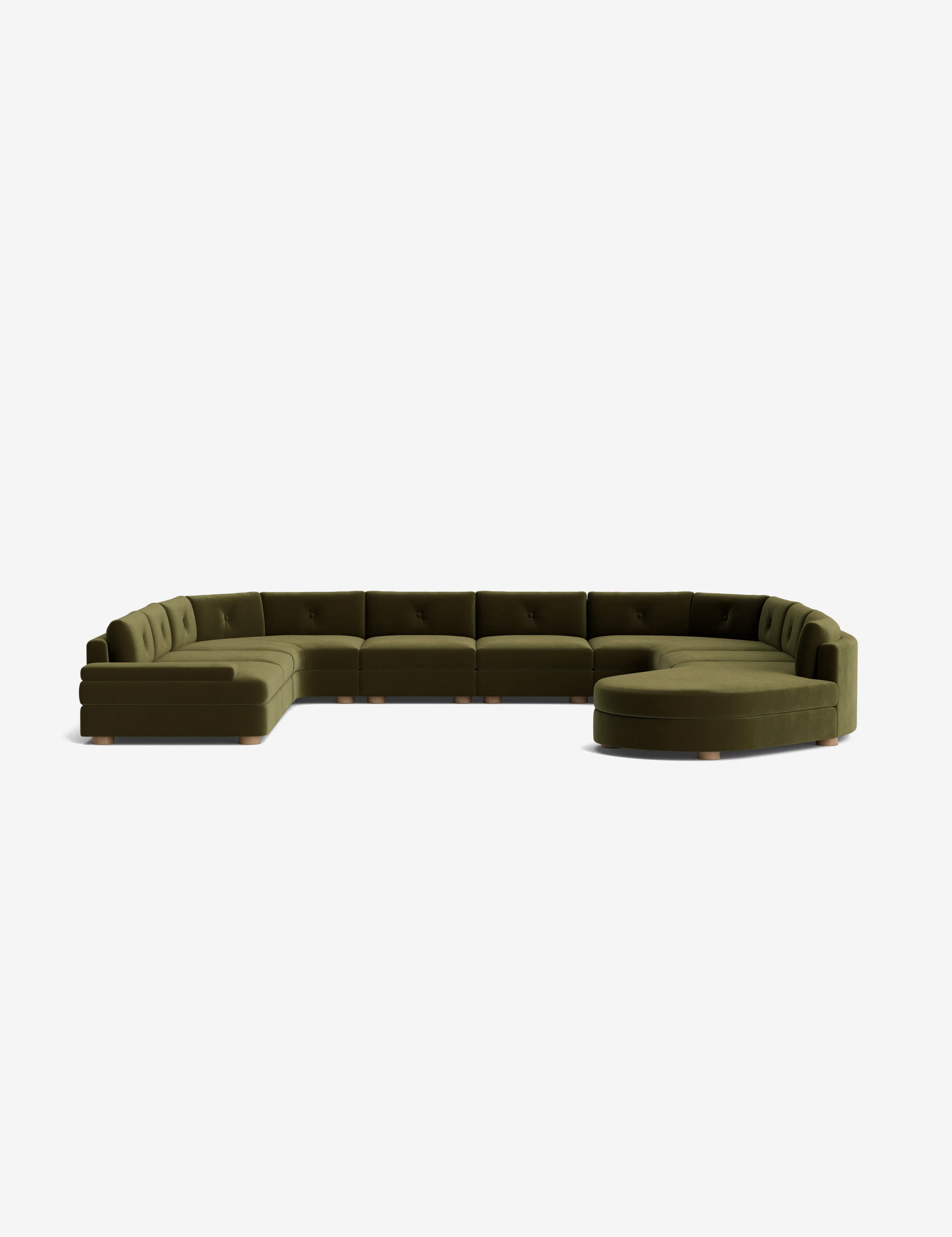 U-Shaped Modular Sofa