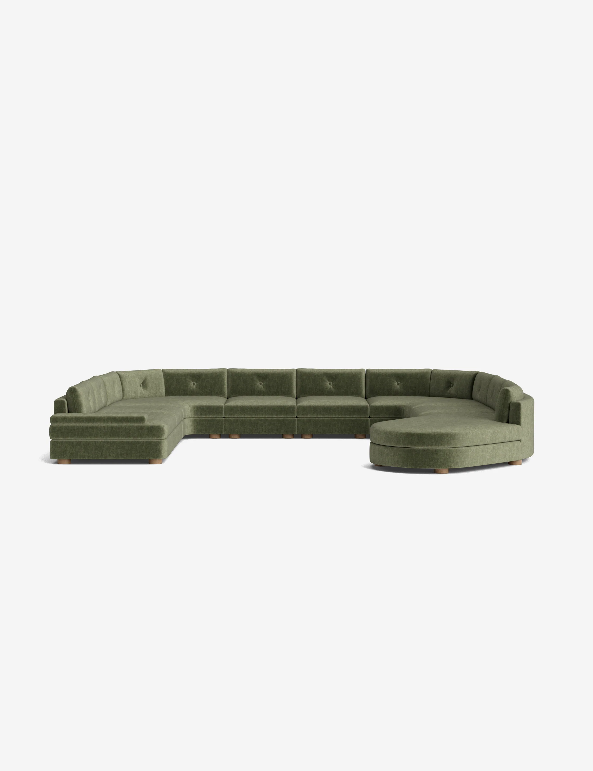 U-Shaped Modular Sofa