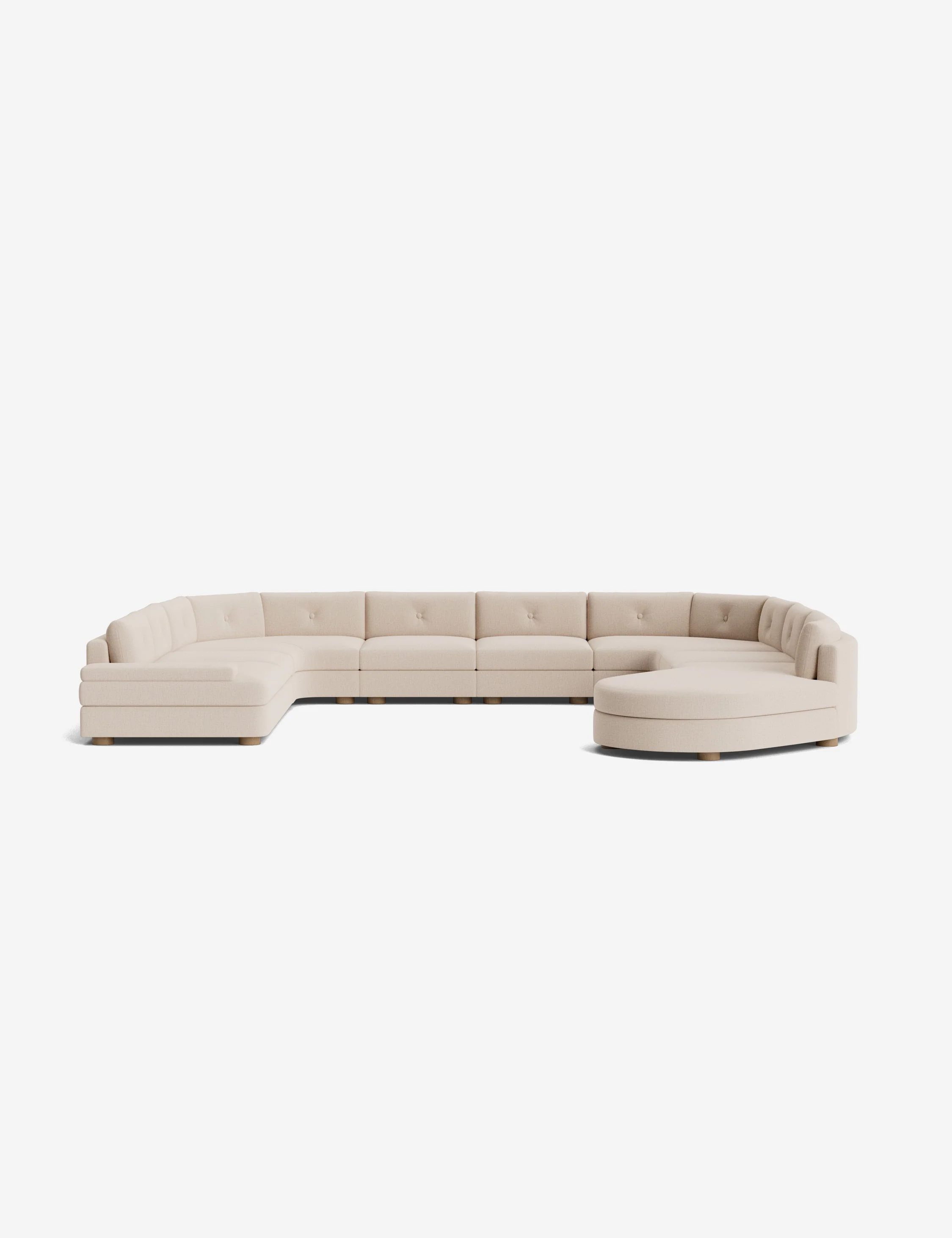 U-Shaped Modular Sofa