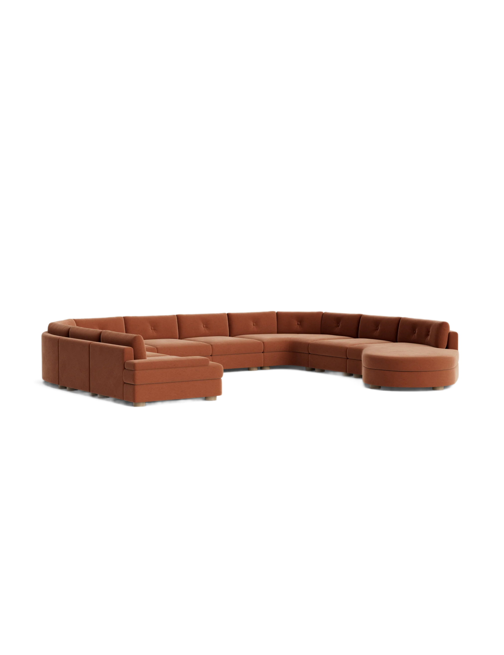 U-Shaped Modular Sofa