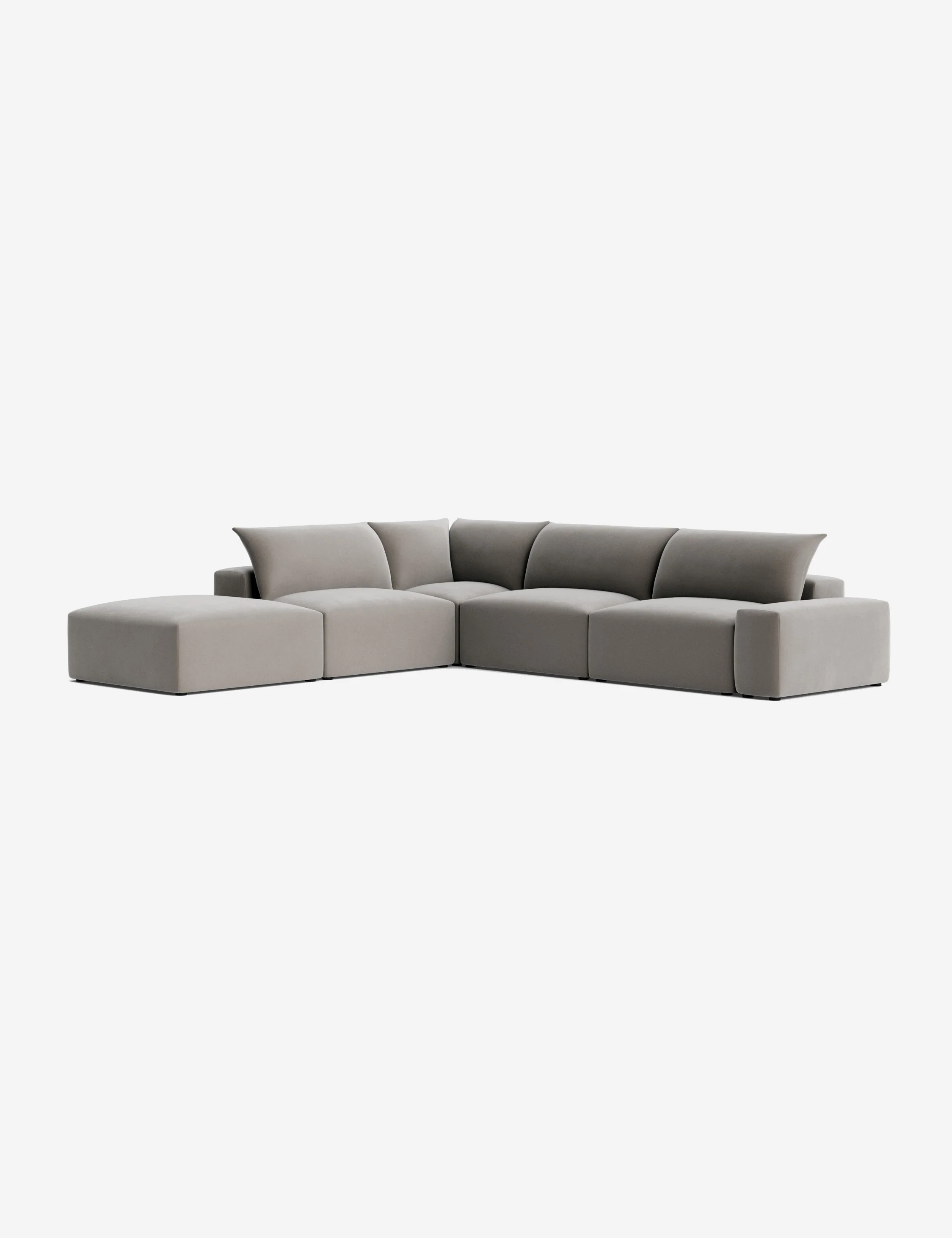 Light Blue Modular Sofa Light Blue Modular Sofa