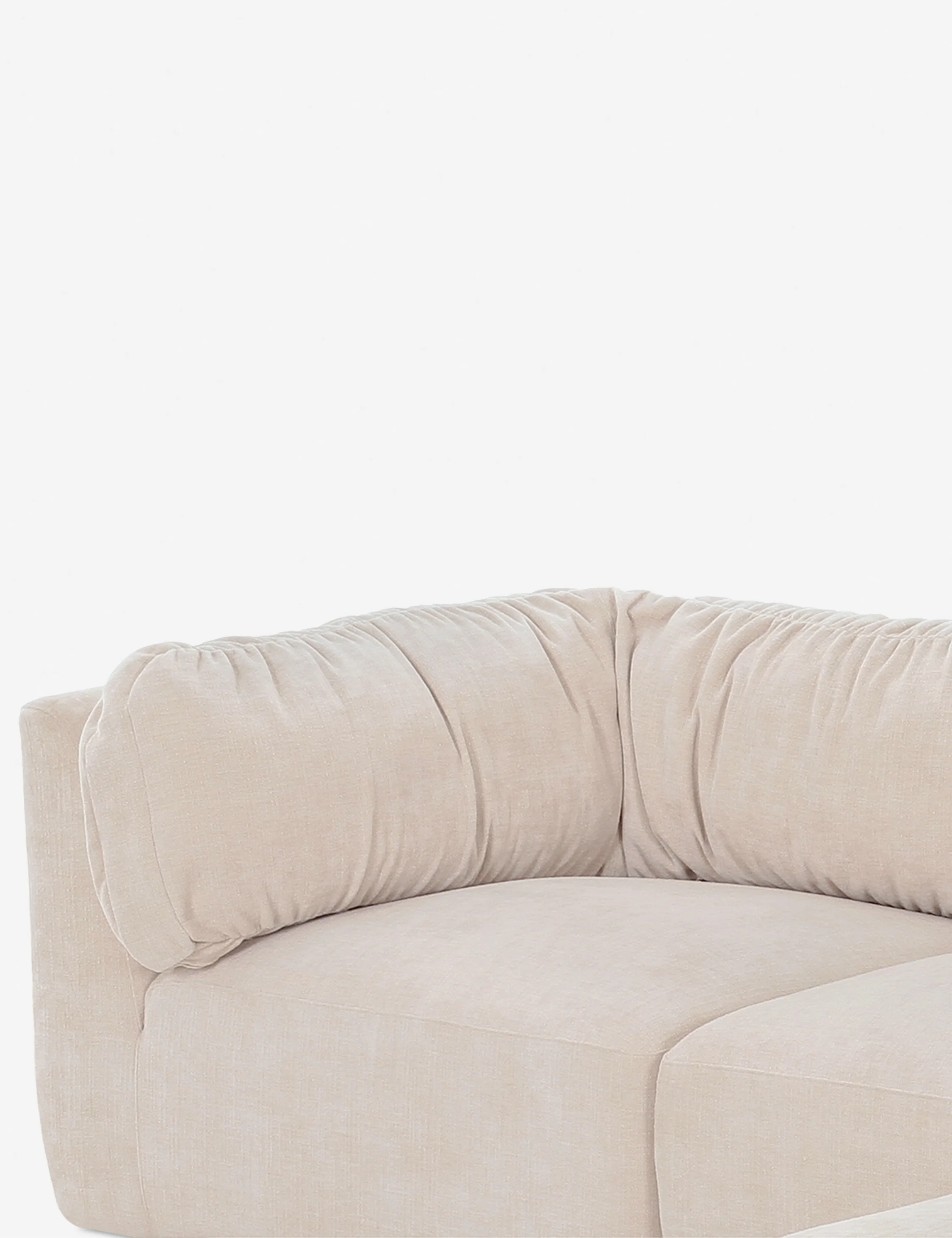 Brown velvet modular sofa Brown velvet modular sofa