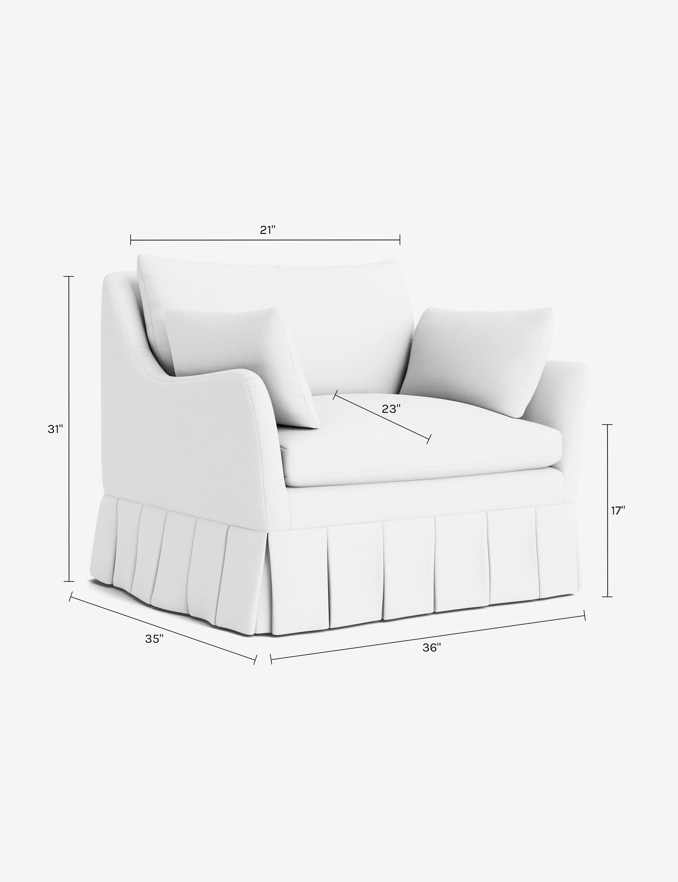 Pleated Accent Chair Pleated Accent Chair
