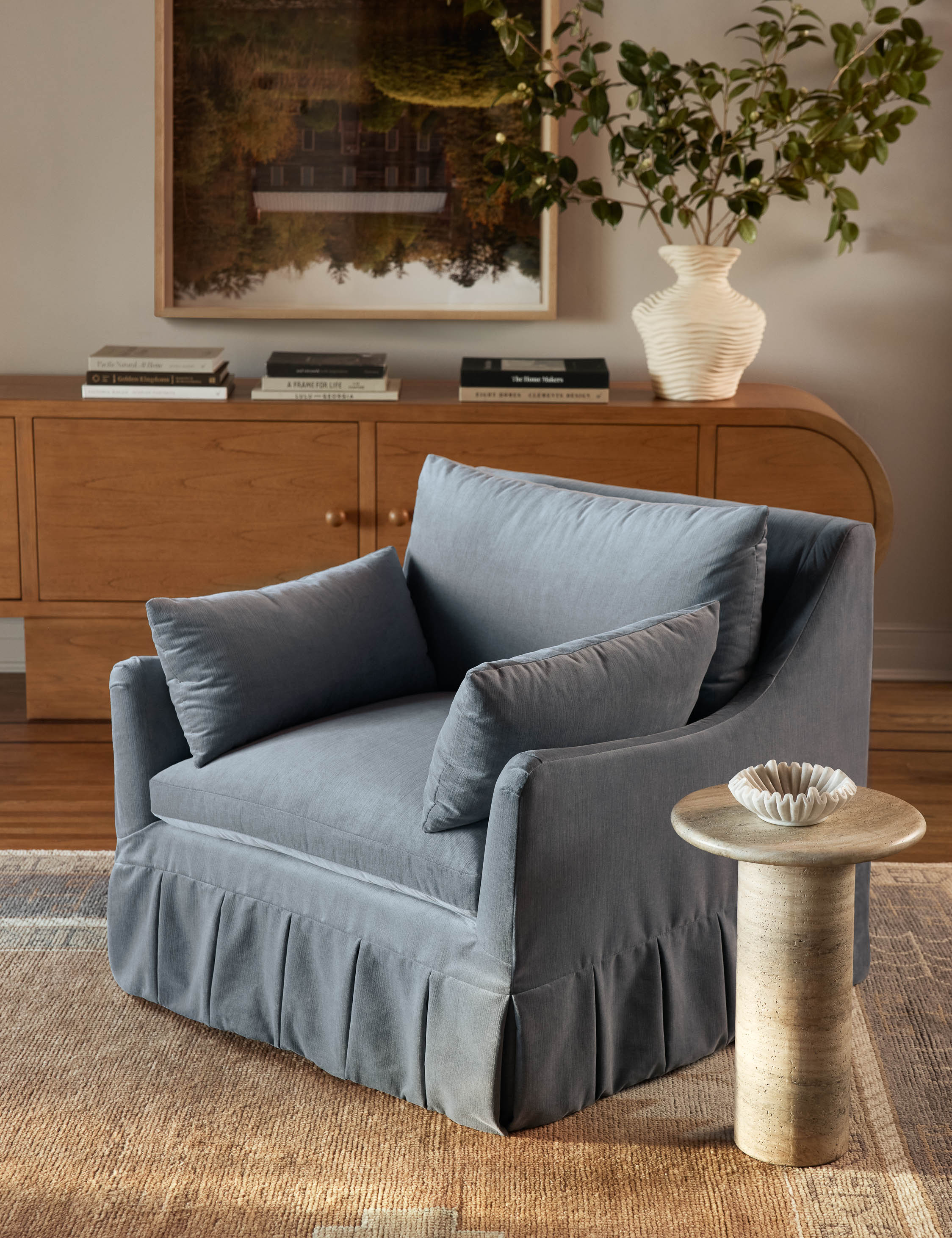 Pleated Accent Chair Pleated Accent Chair