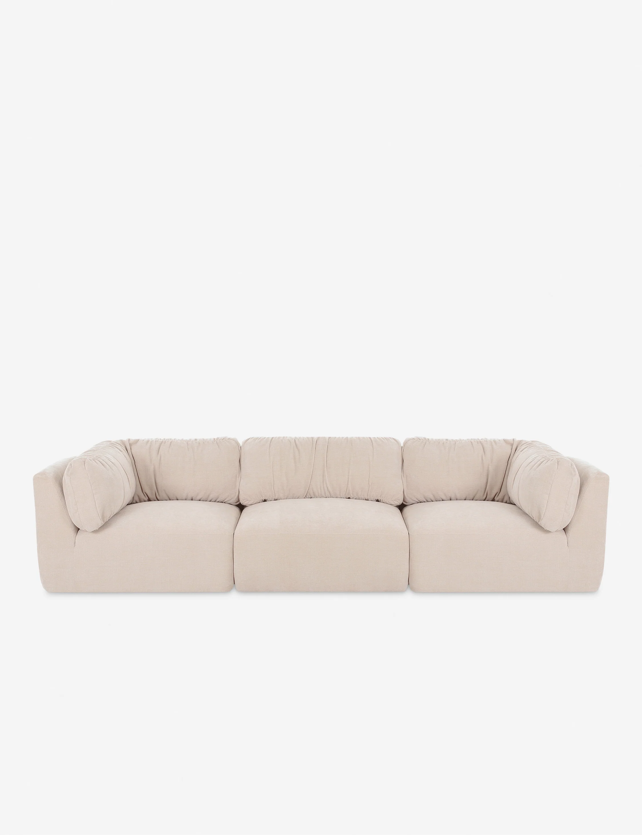 Retro Brown Modular Sofa