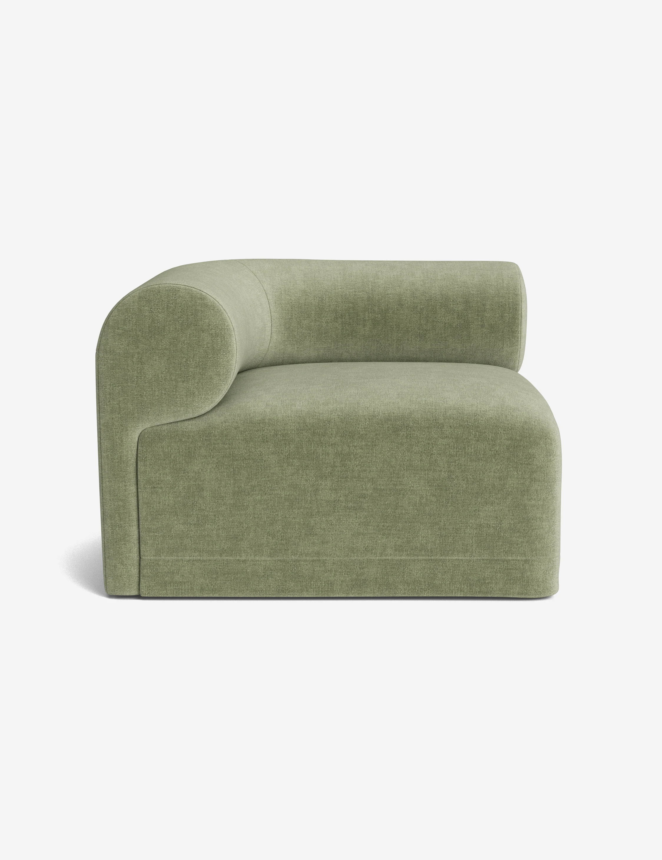 Bean-Paste Pink Velvet Modular Sofa Bean-Paste Pink Velvet Modular Sofa