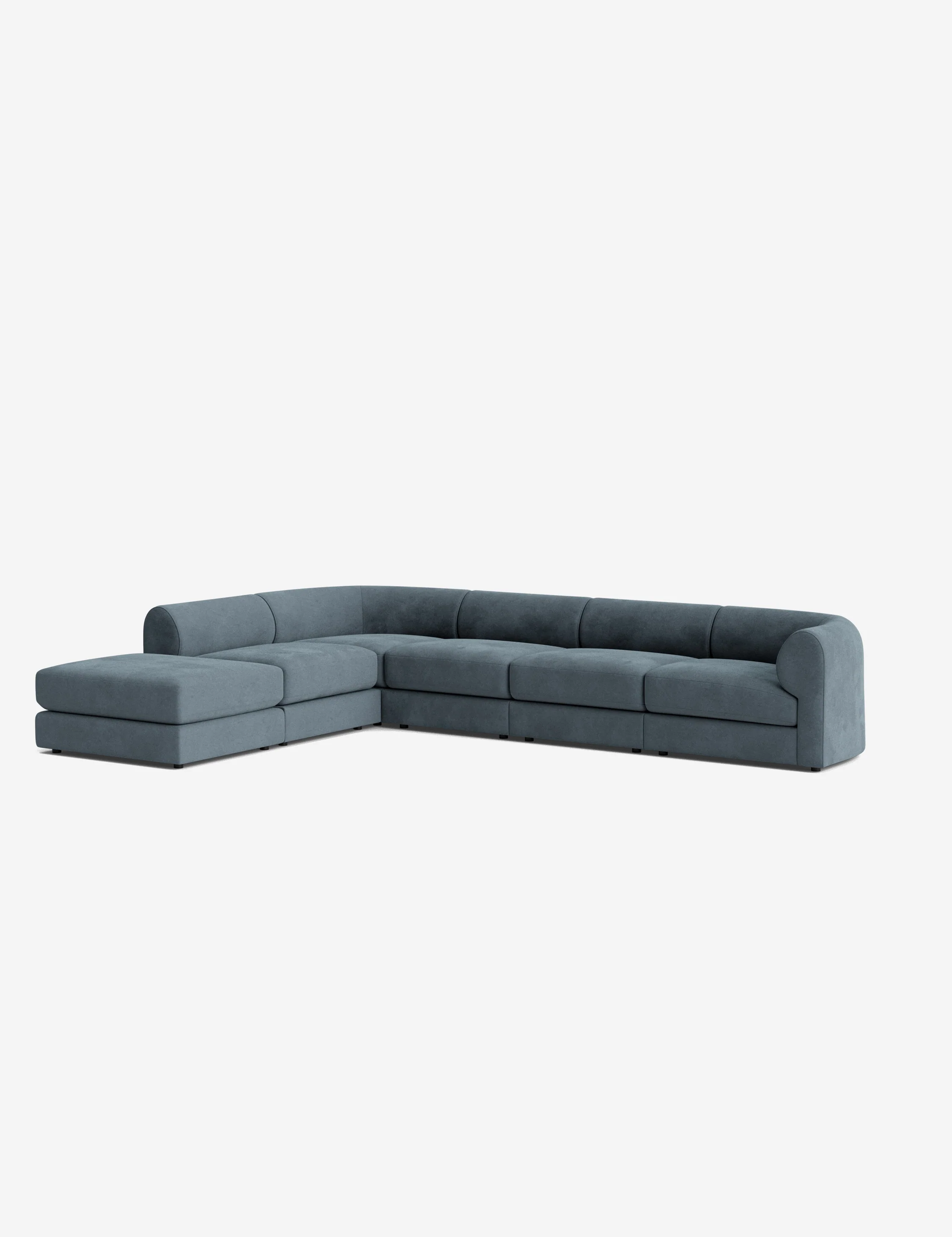 2026051902044120 L-Shaped Blue Modular Sofa