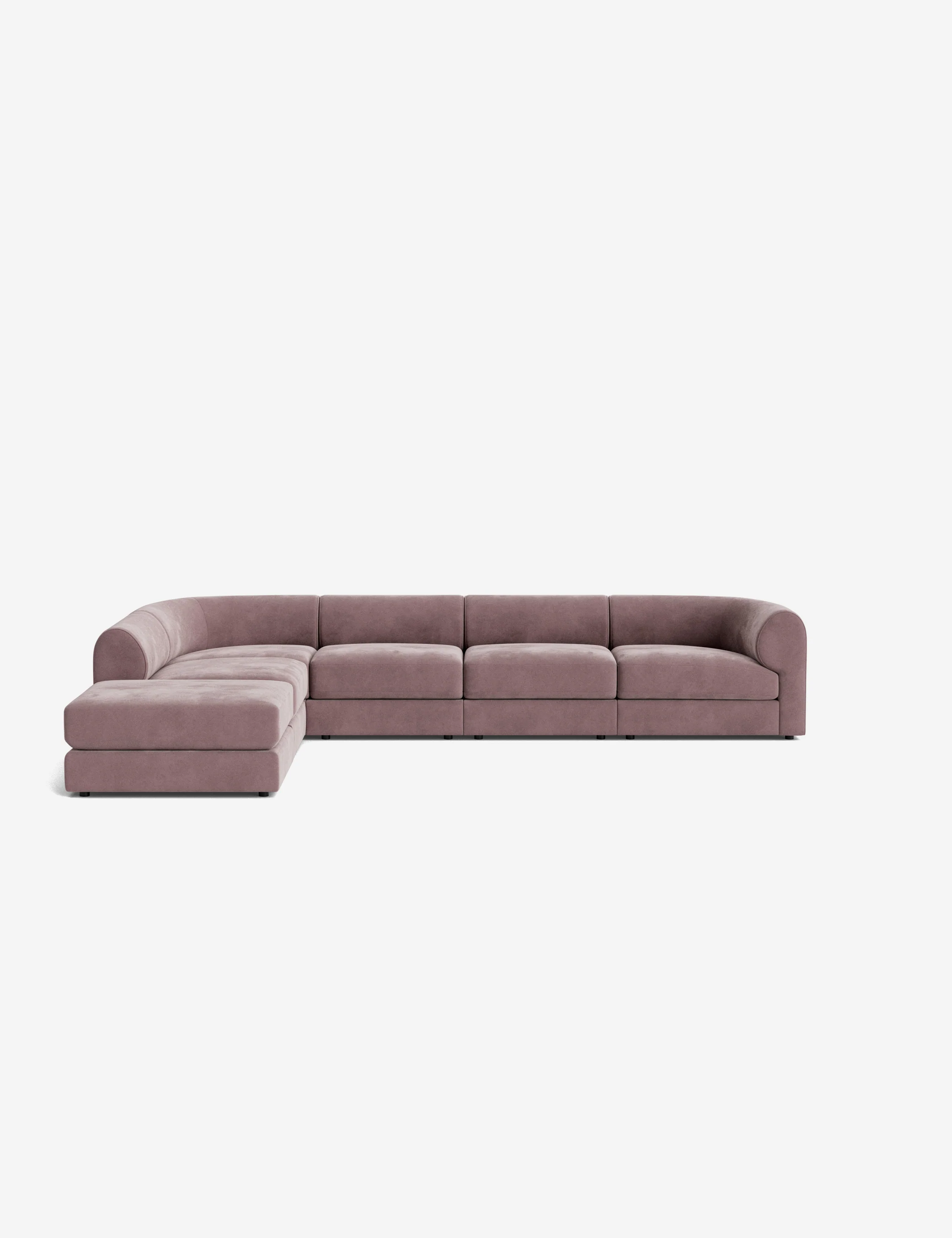 L-Shaped Blue Modular Sofa L-Shaped Blue Modular Sofa