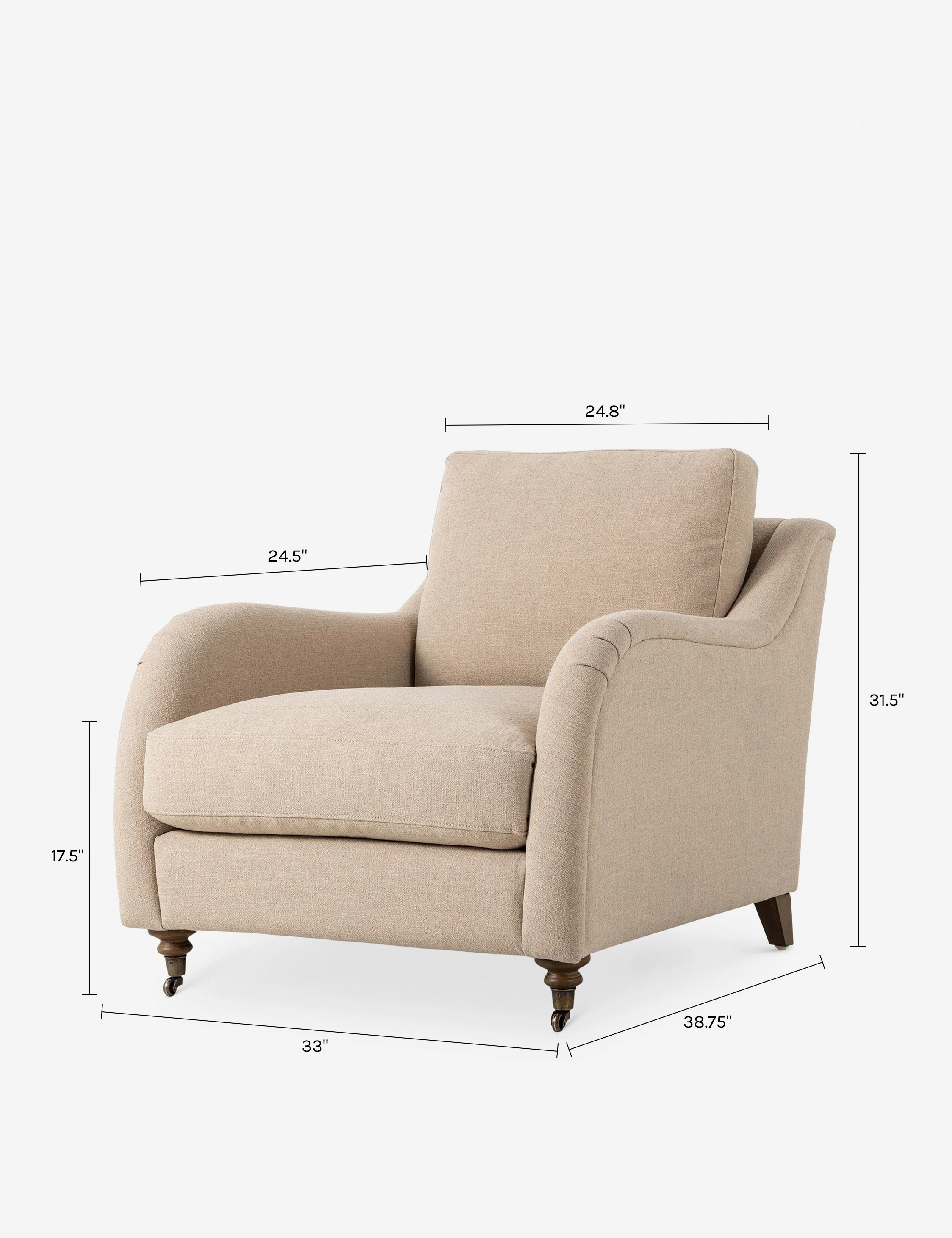 Leather Accent Chairs for Living Room
