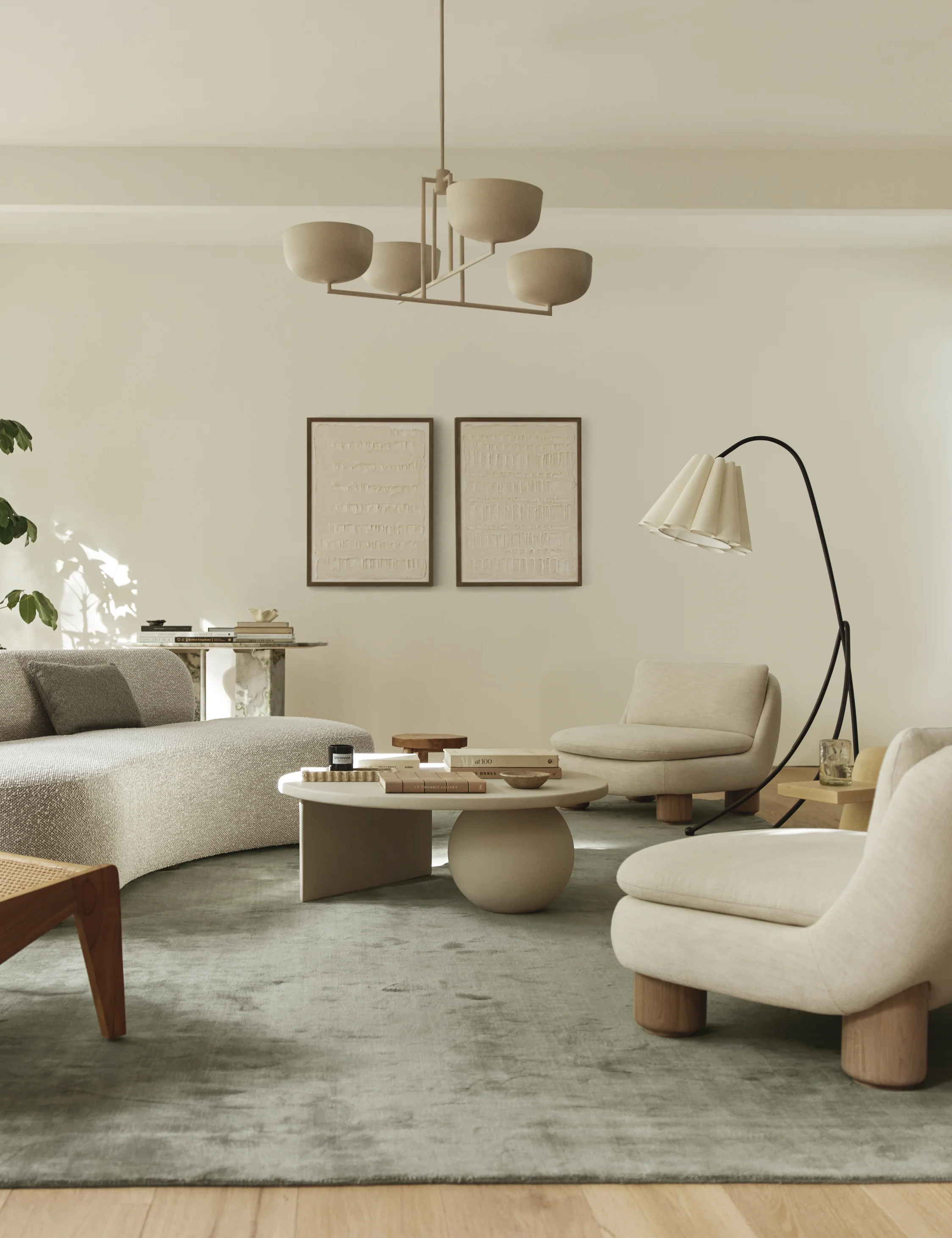 Orange Leather Accent Chairs