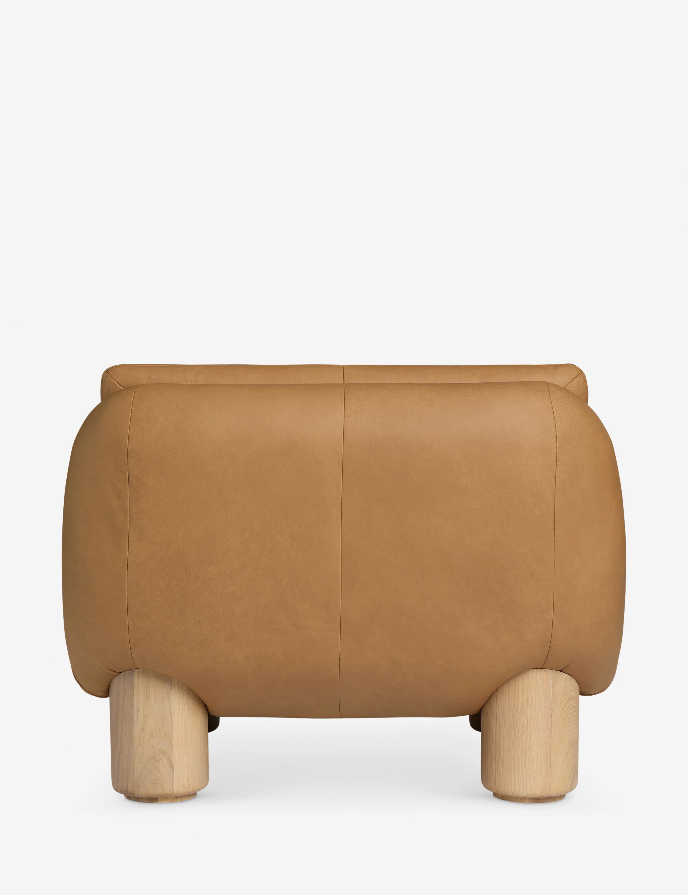 Orange Leather Accent Chairs