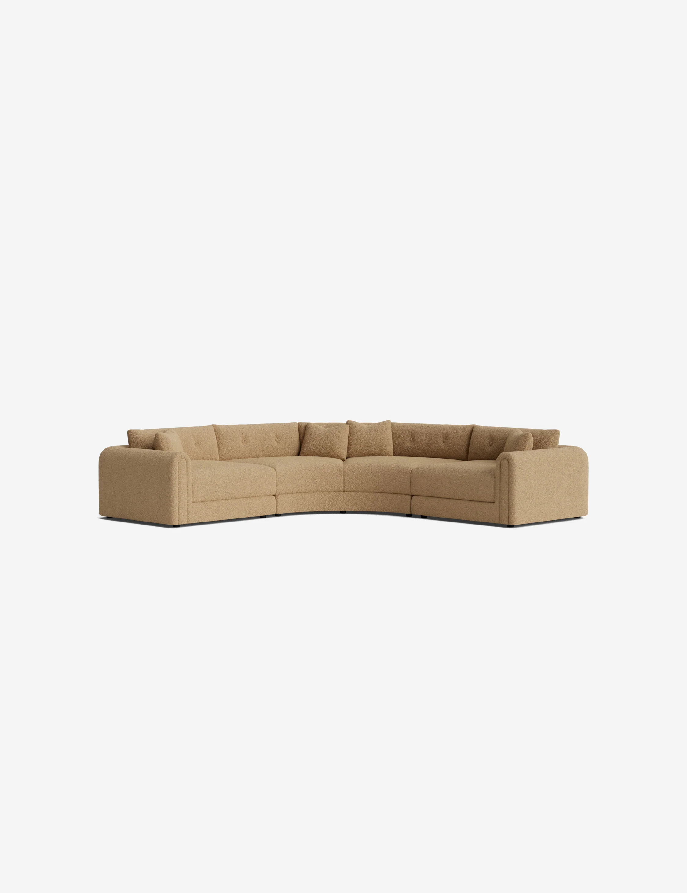 2026051906034368 Green Linen Modular Sofa
