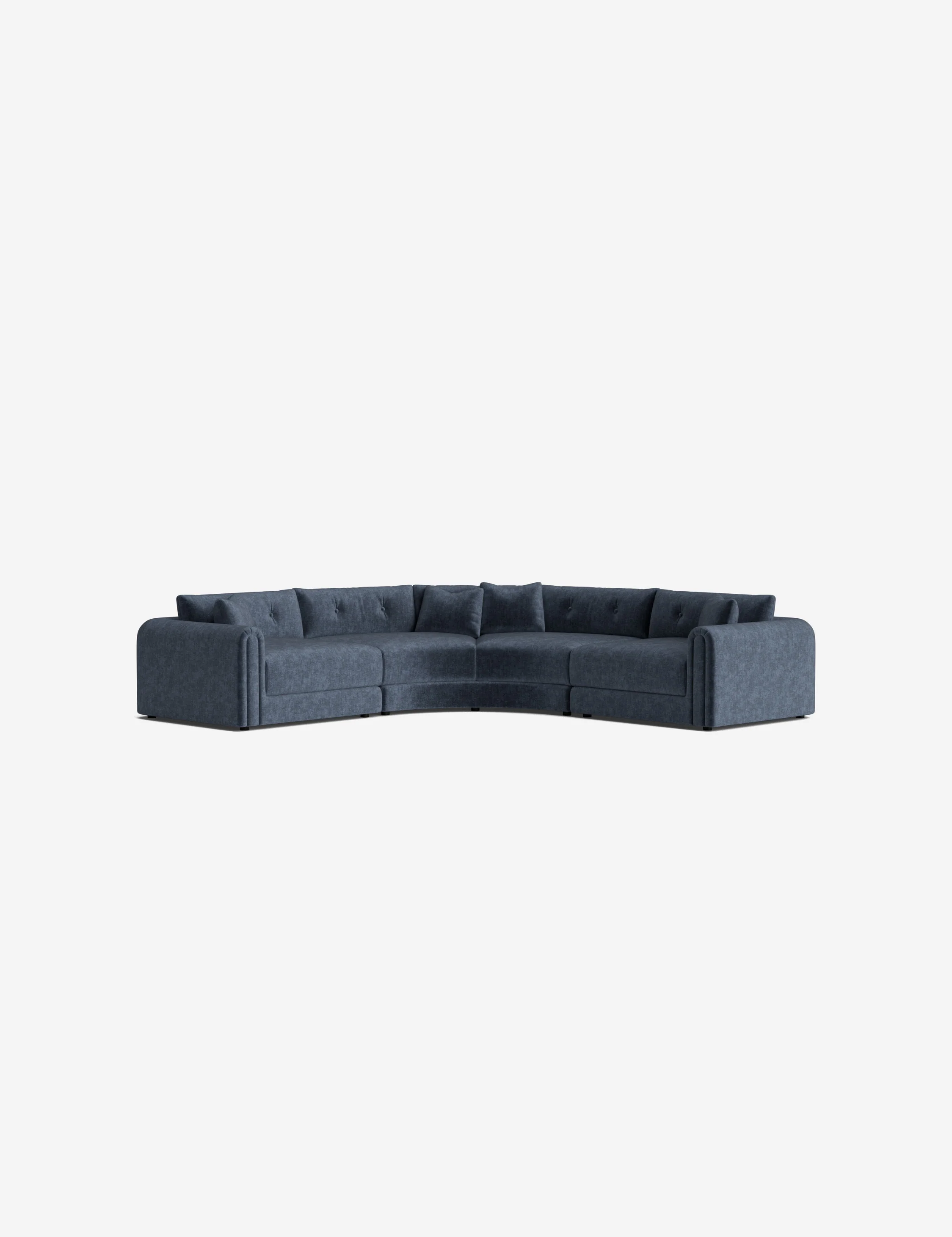 Green Linen Modular Sofa Green Linen Modular Sofa