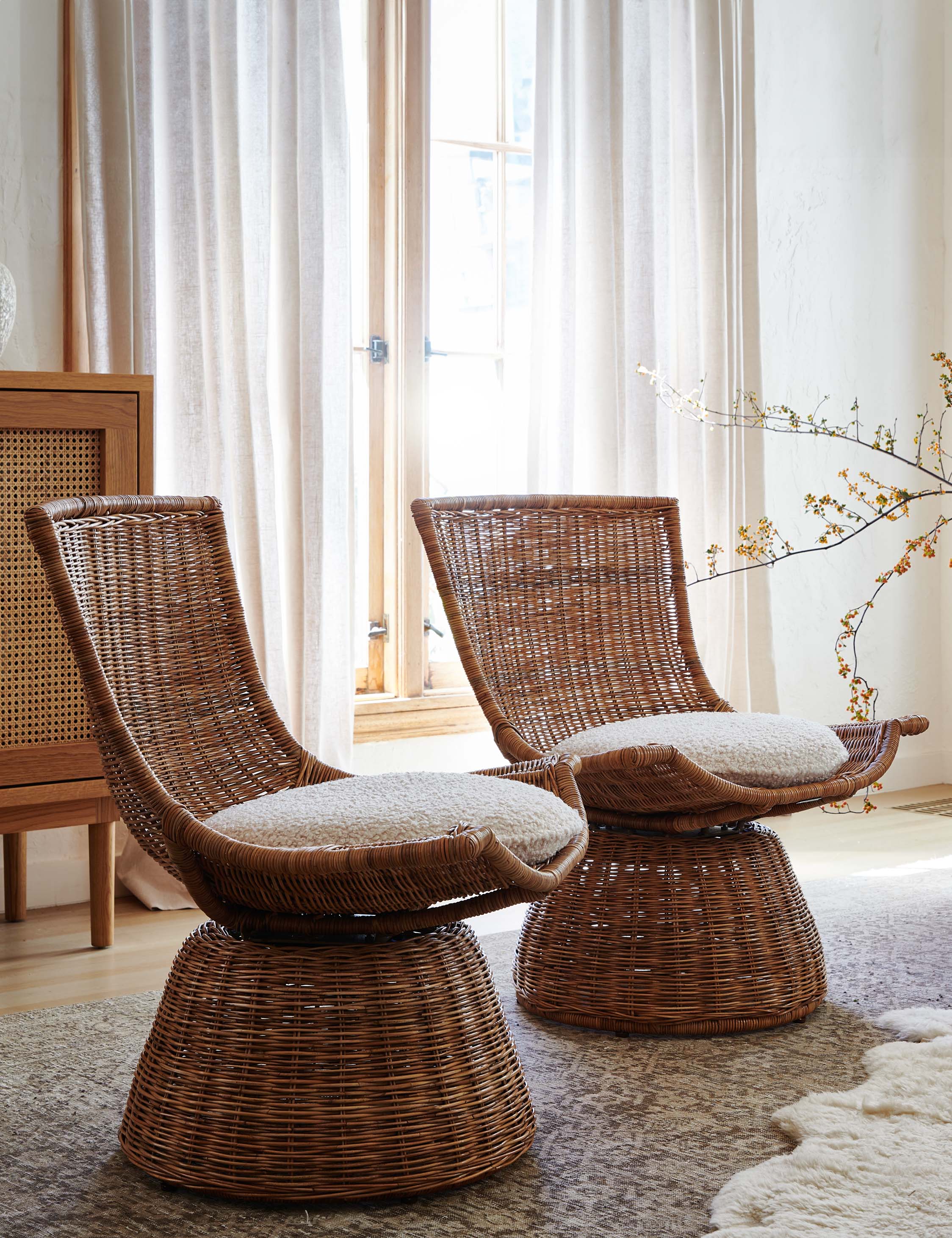 Rattan Accent Chair