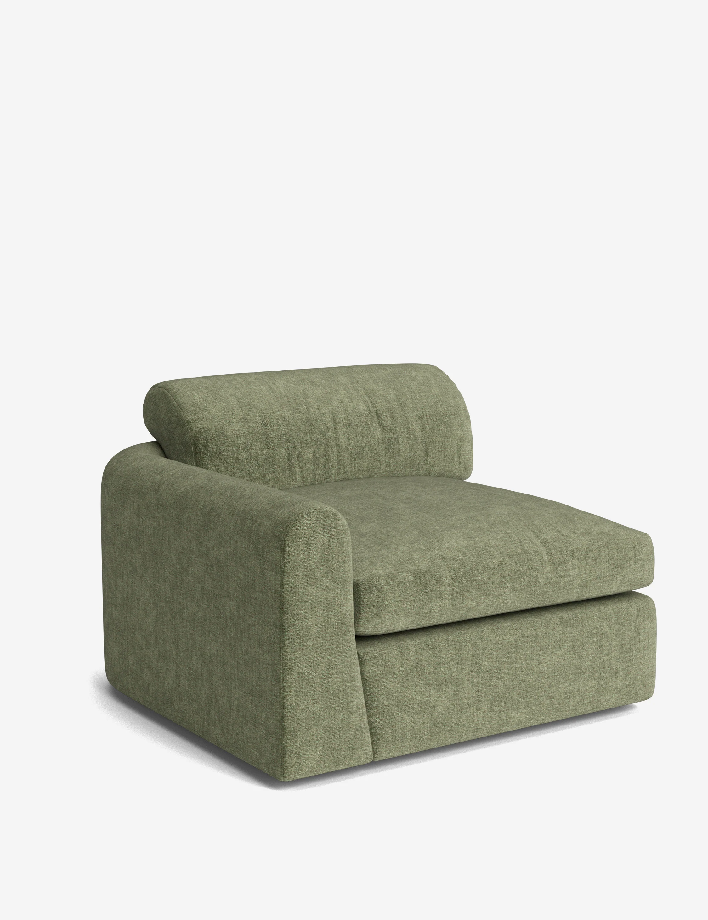 Blue Linen Modular Sofa Blue Linen Modular Sofa