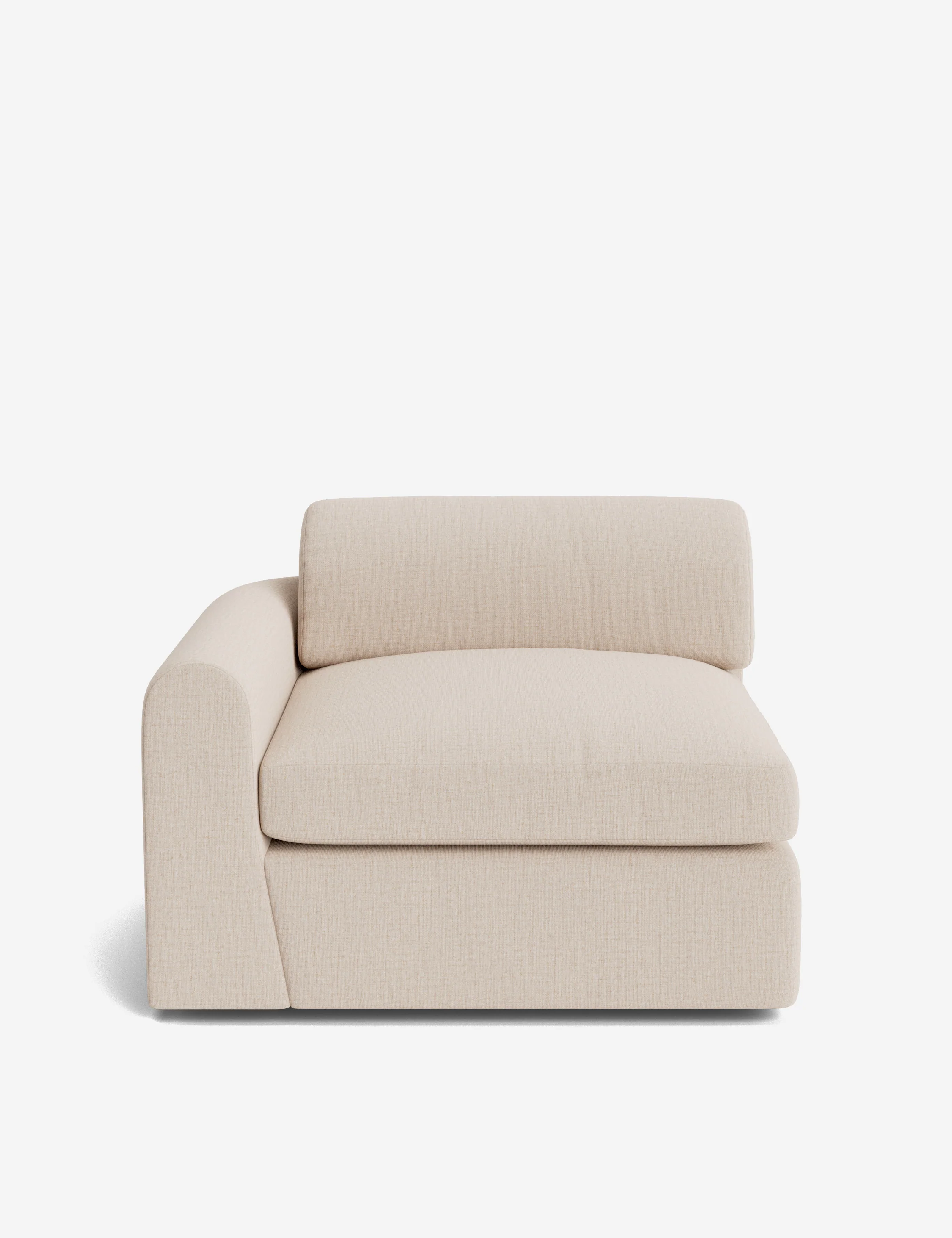 Blue Linen Modular Sofa Blue Linen Modular Sofa