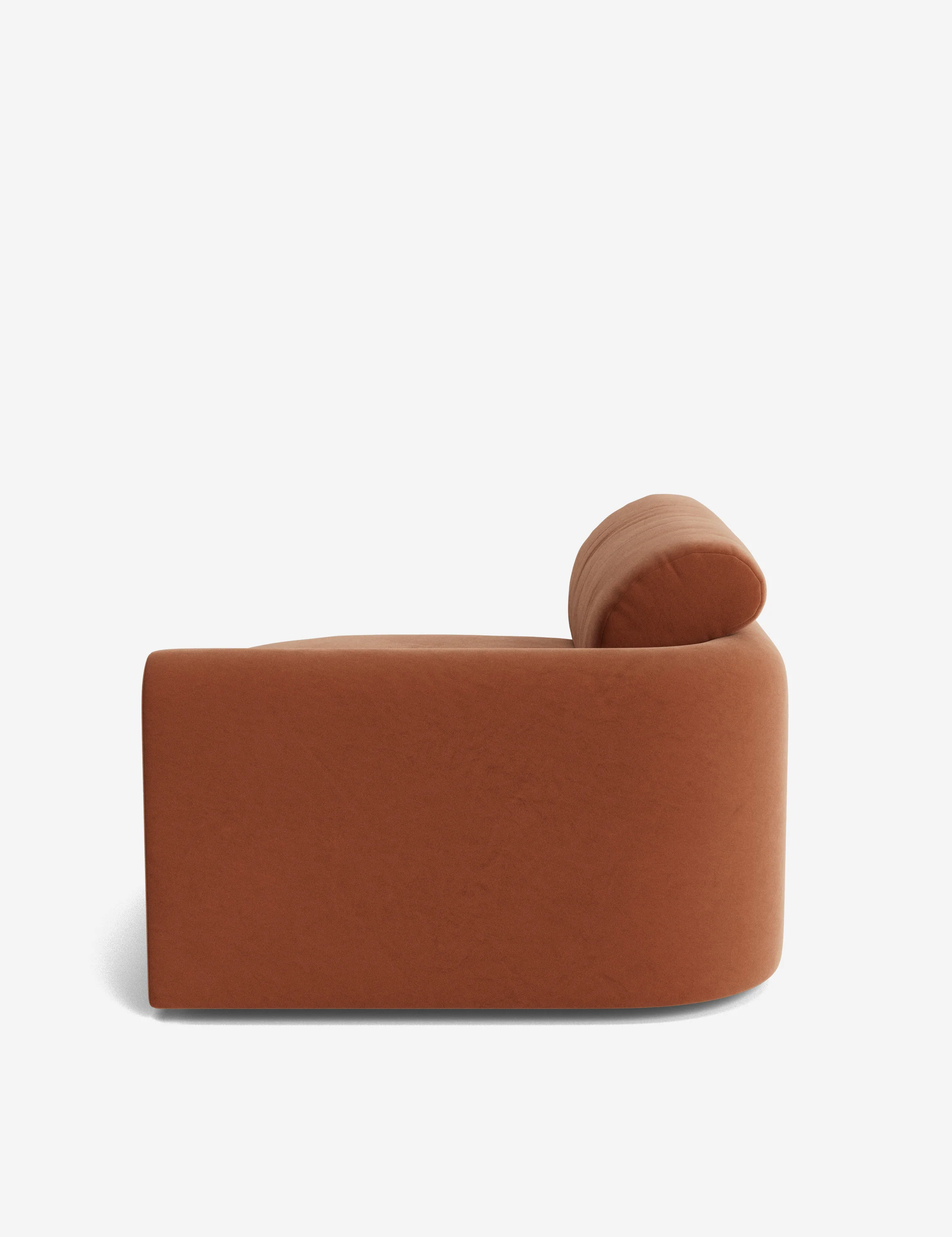Green right armrest modular sofa Green right armrest modular sofa