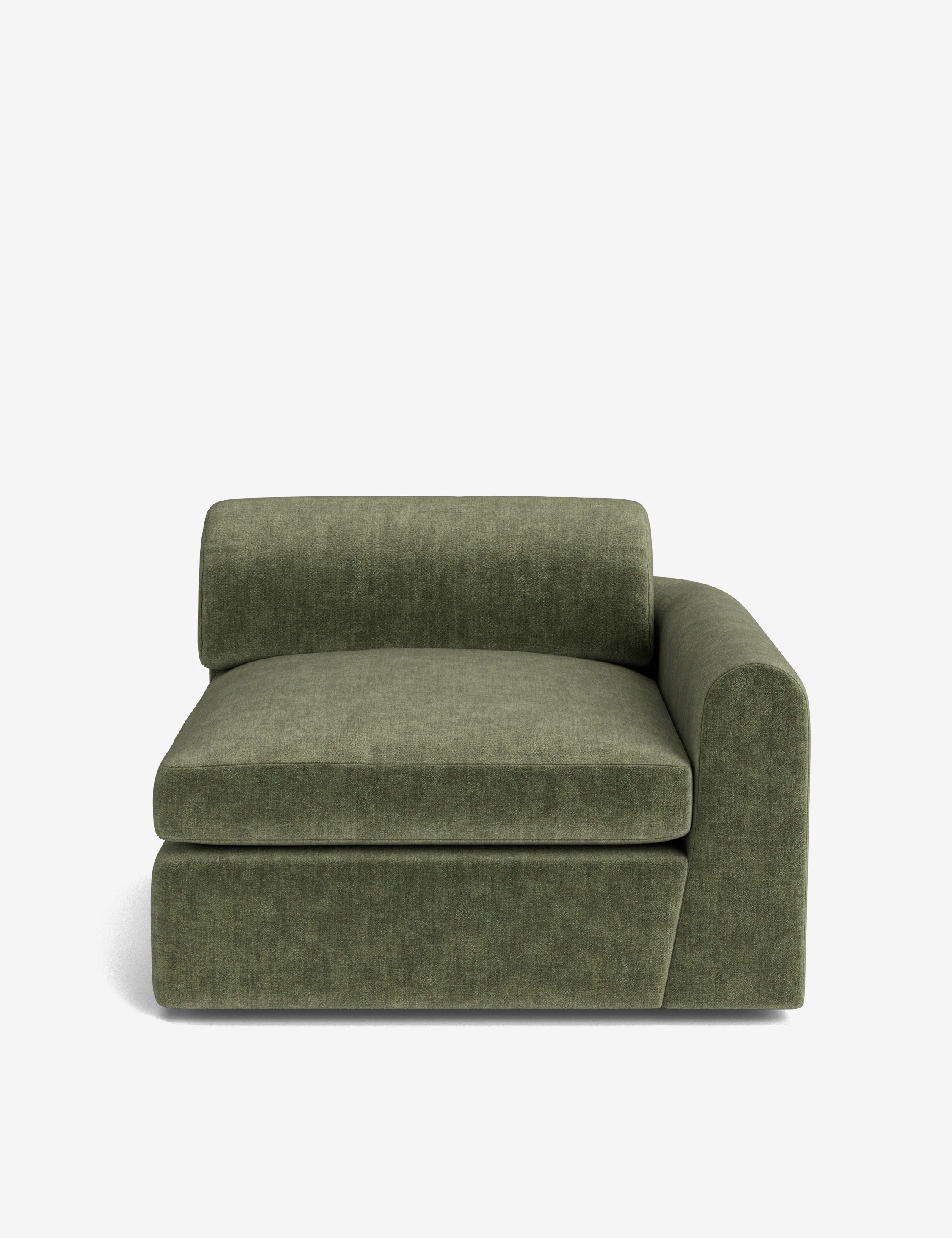 2026051909273060 Green right armrest modular sofa