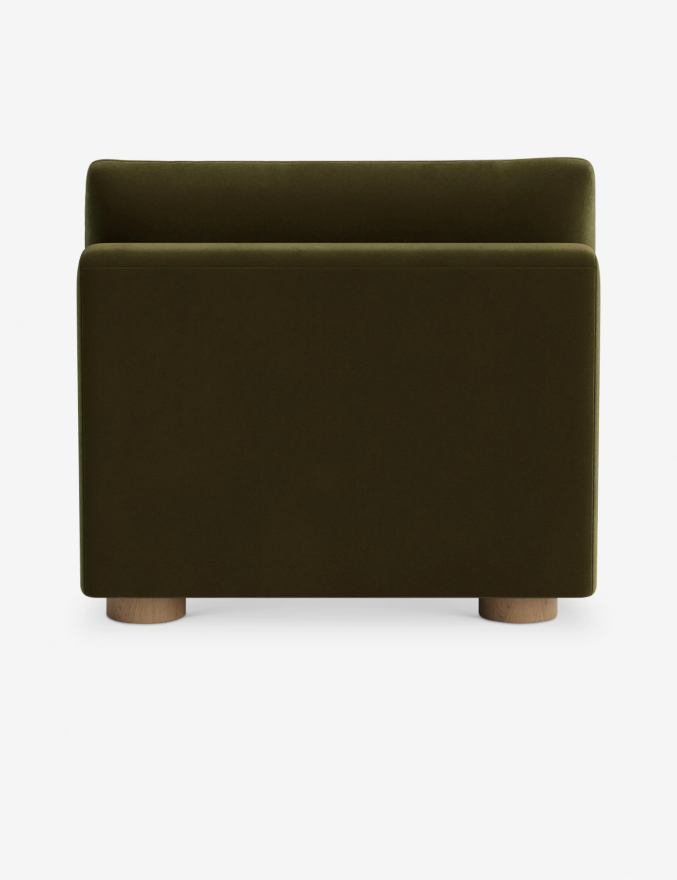 Velvet Armless Modular Sofa Velvet Armless Modular Sofa