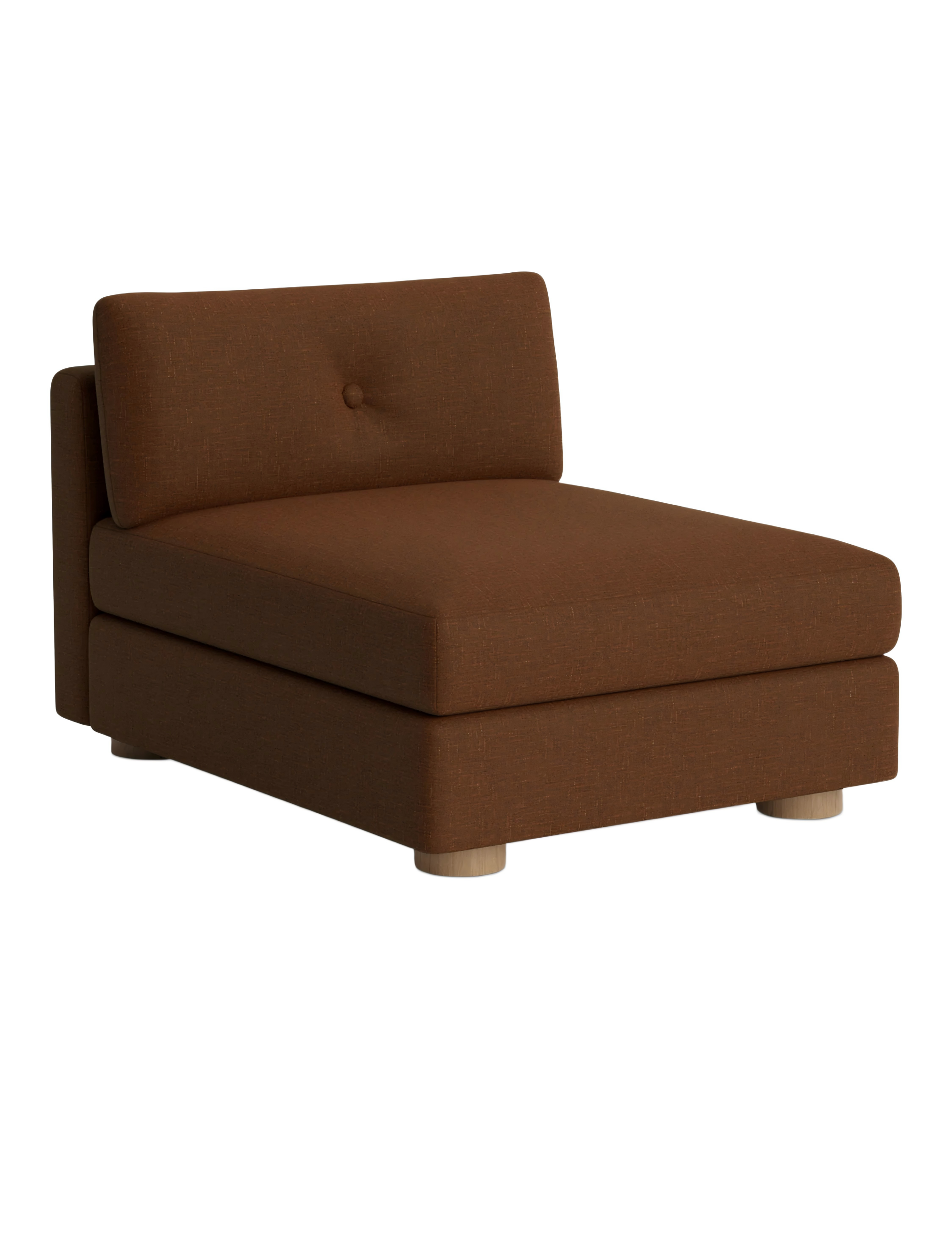 Velvet Armless Modular Sofa Velvet Armless Modular Sofa