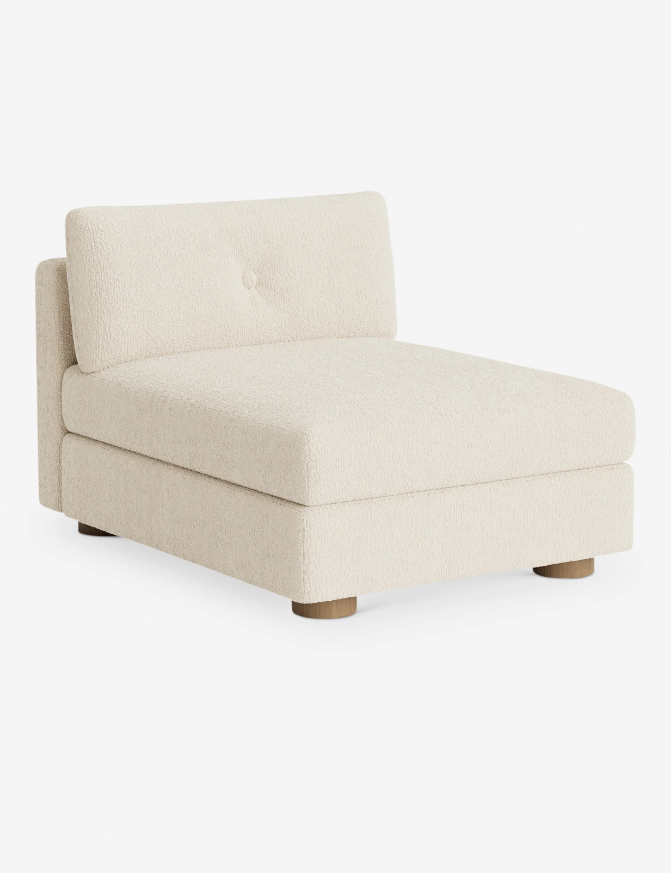 Velvet Armless Modular Sofa Velvet Armless Modular Sofa