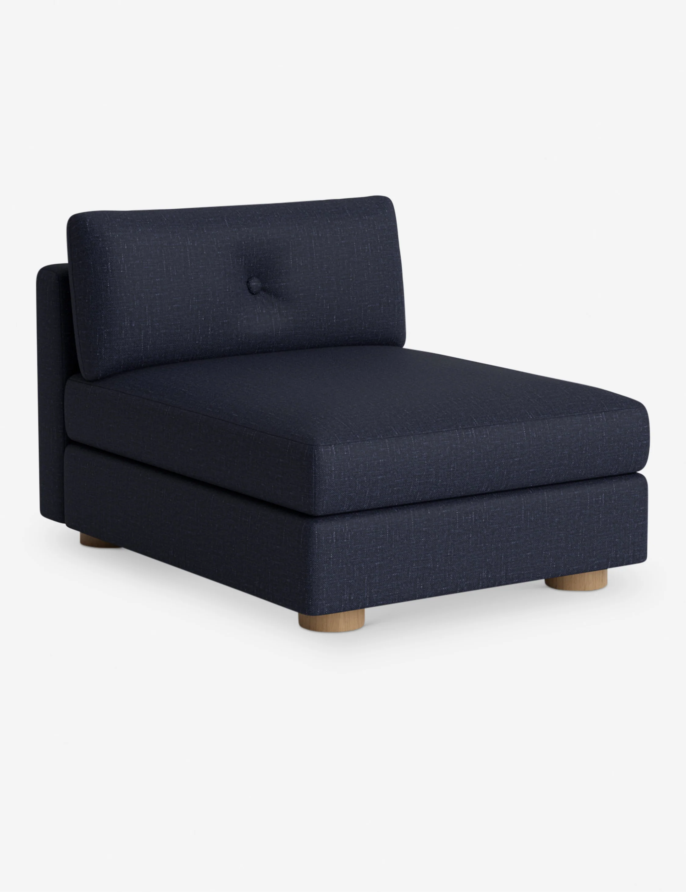 Velvet Armless Modular Sofa Velvet Armless Modular Sofa