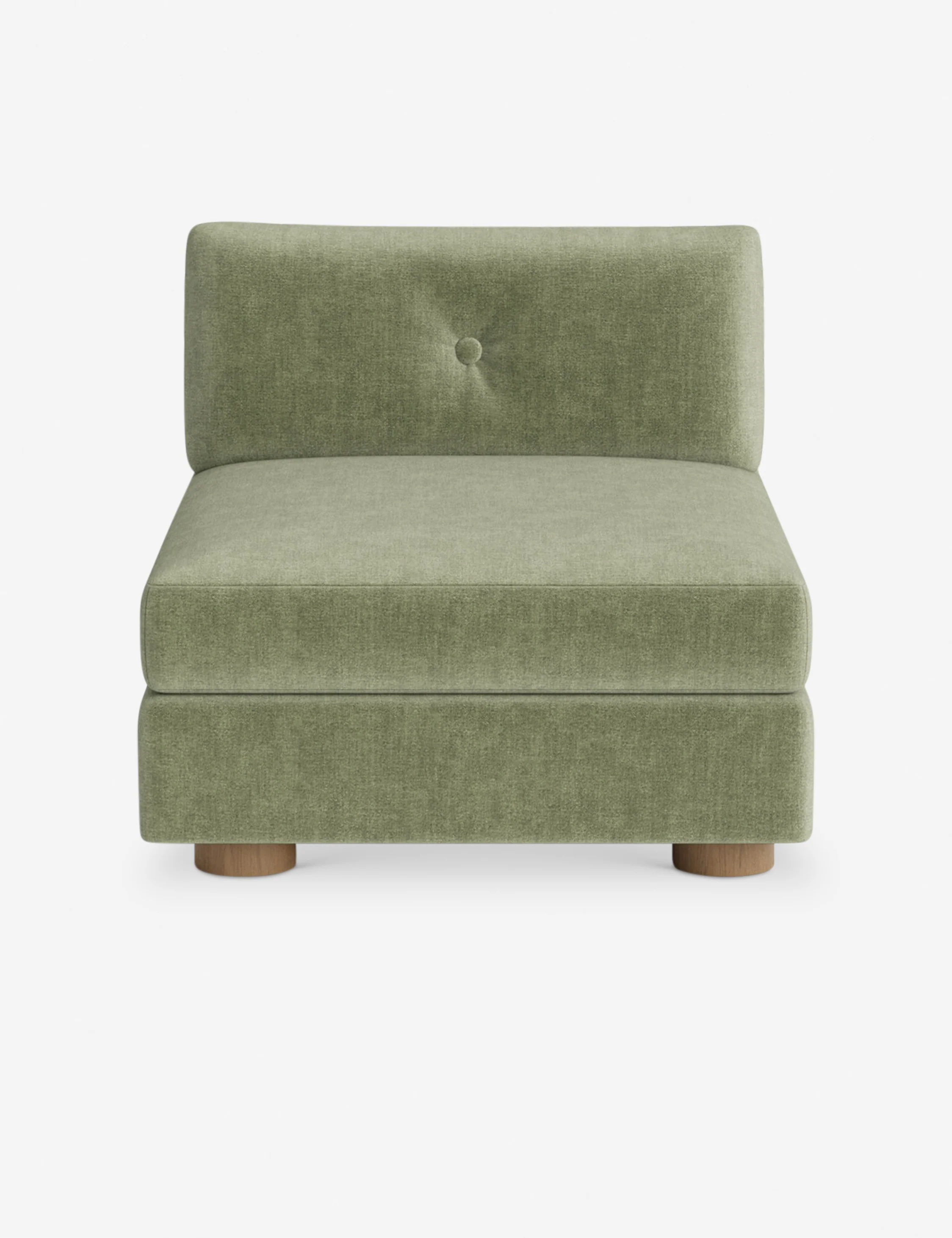Velvet Armless Modular Sofa Velvet Armless Modular Sofa