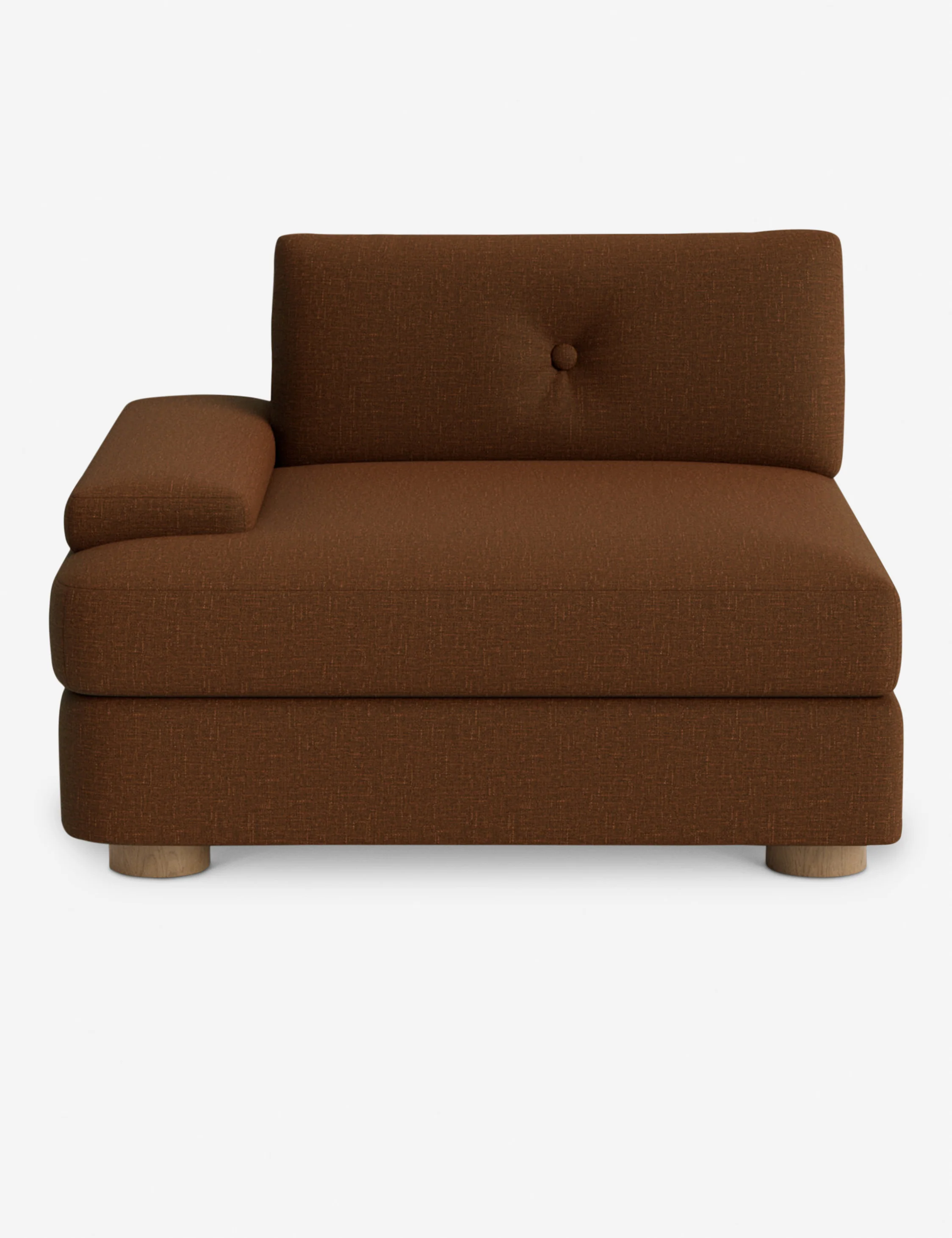 Bouclé Modular Sofa with Left Armrest Bouclé Modular Sofa with Left Armrest