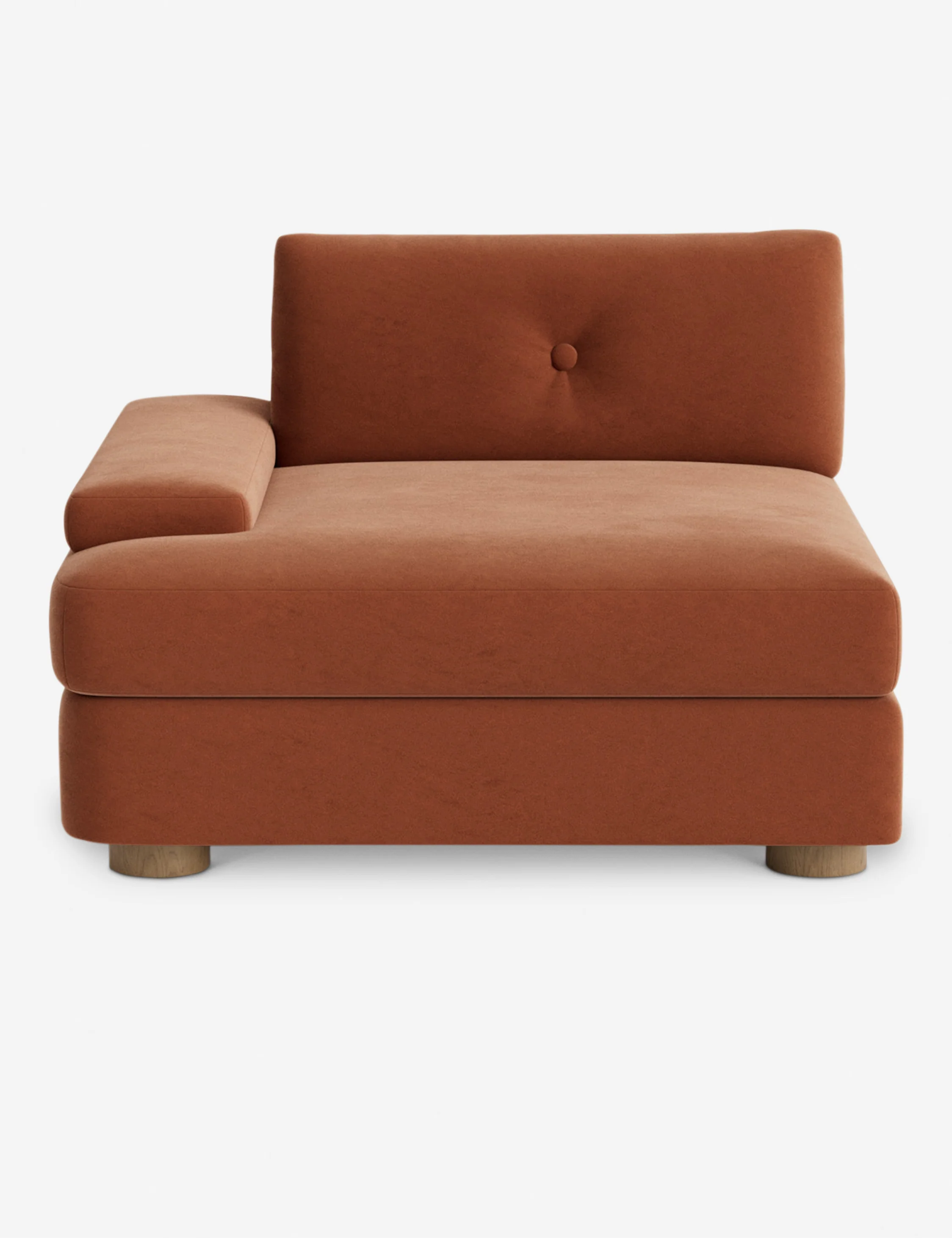 Bouclé Modular Sofa with Left Armrest Bouclé Modular Sofa with Left Armrest