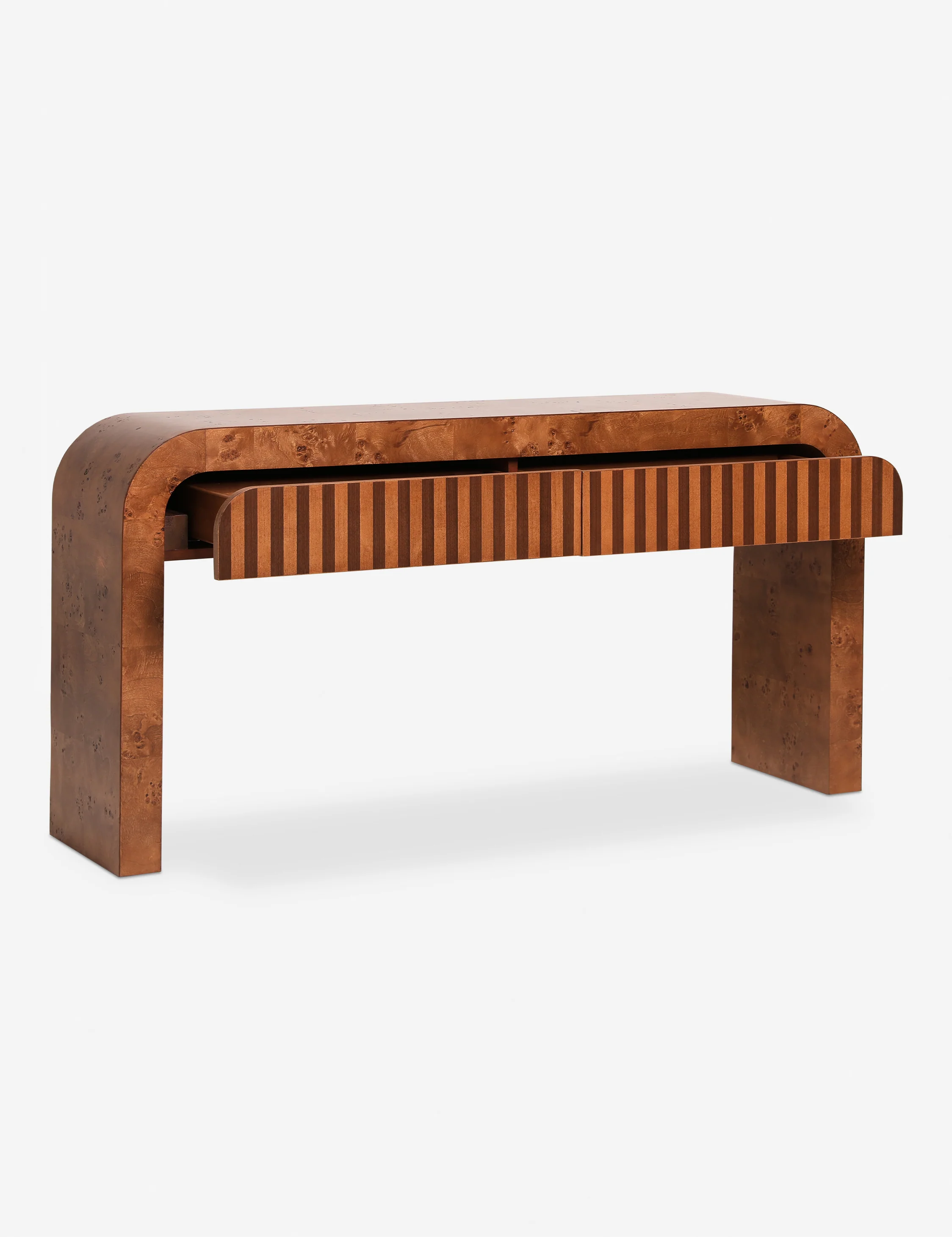 Solid Wood Striped Console Solid Wood Striped Console