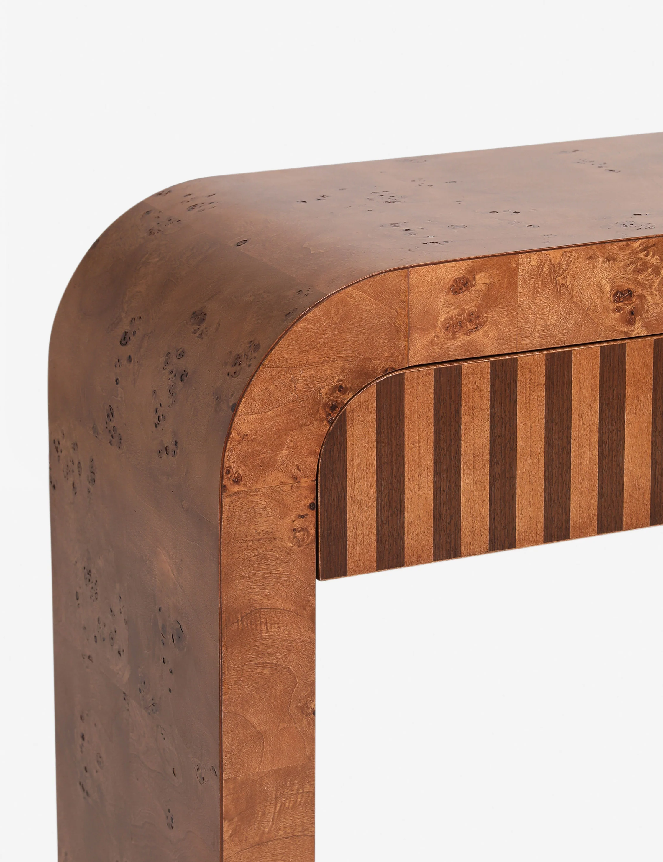 Solid Wood Striped Console Solid Wood Striped Console