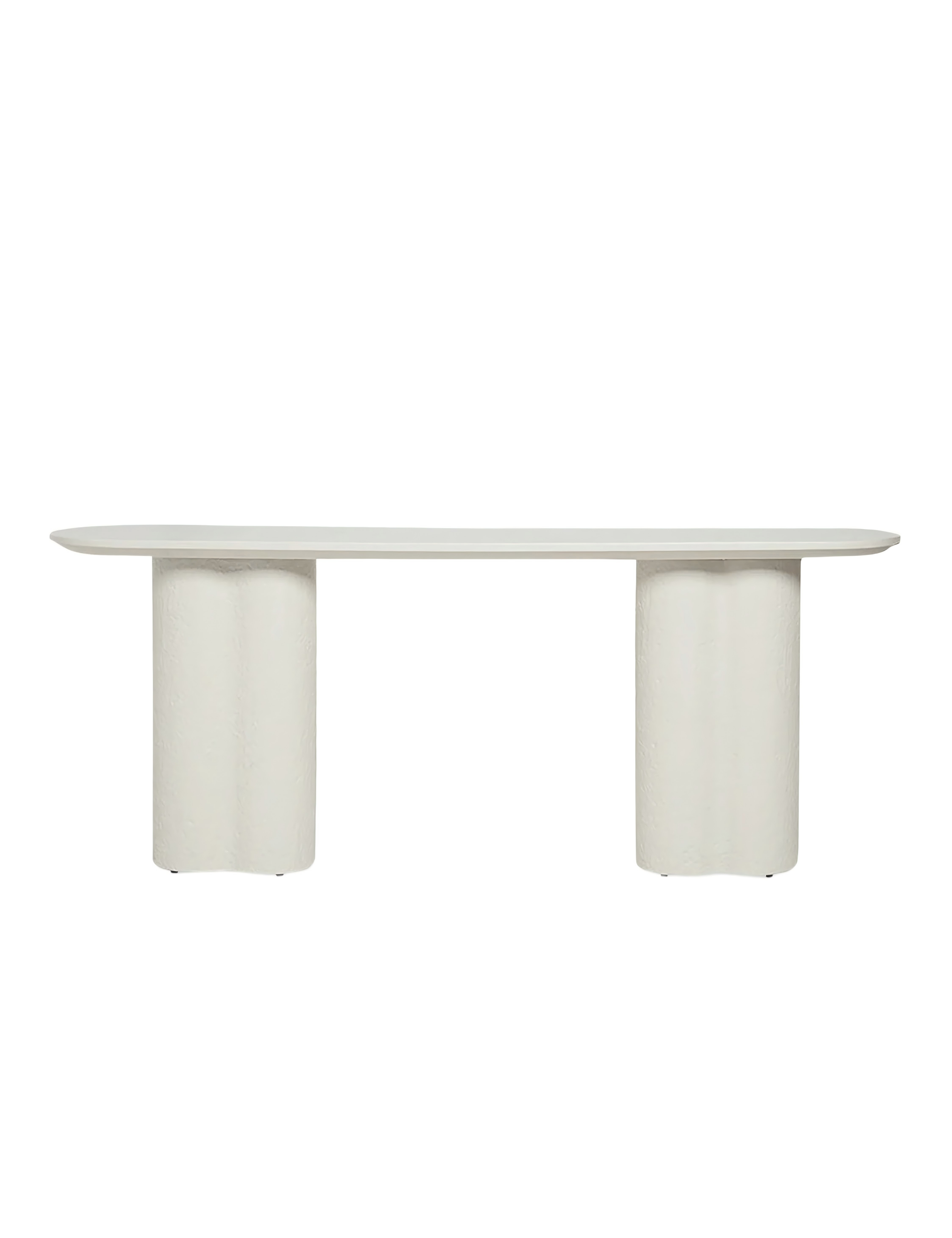 Minimalist White Console