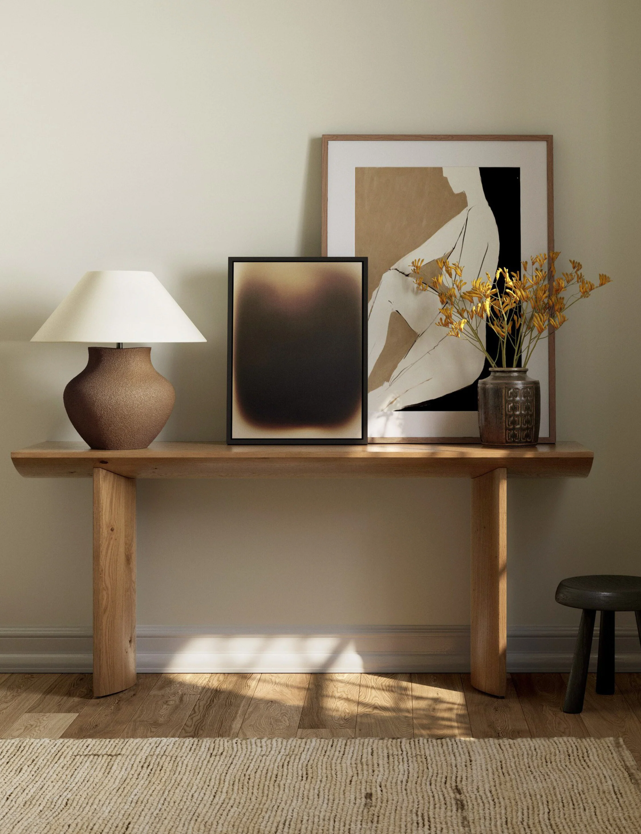 Simple Solid Wood Console Table Simple Solid Wood Console Table