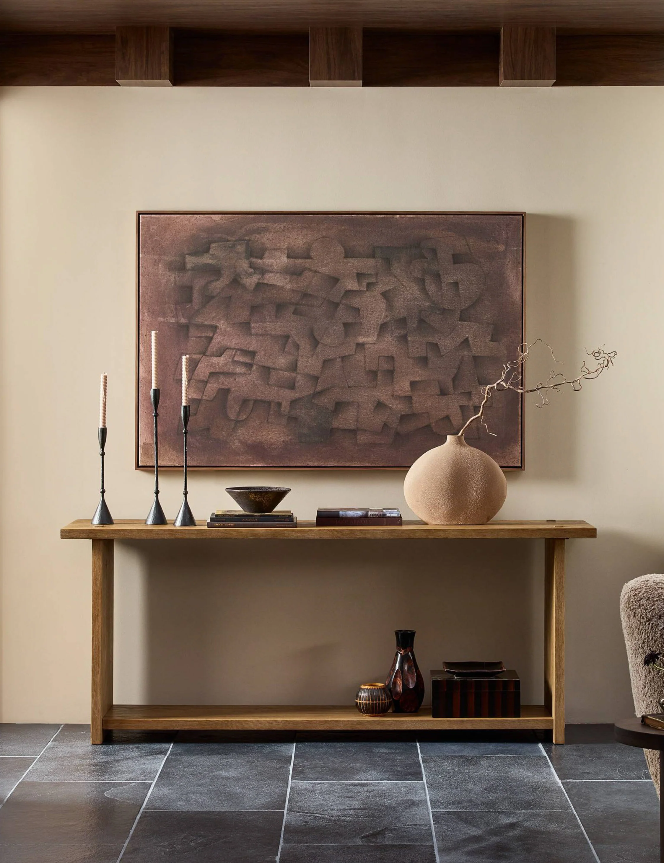Console Tables in Oak Console Tables in Oak