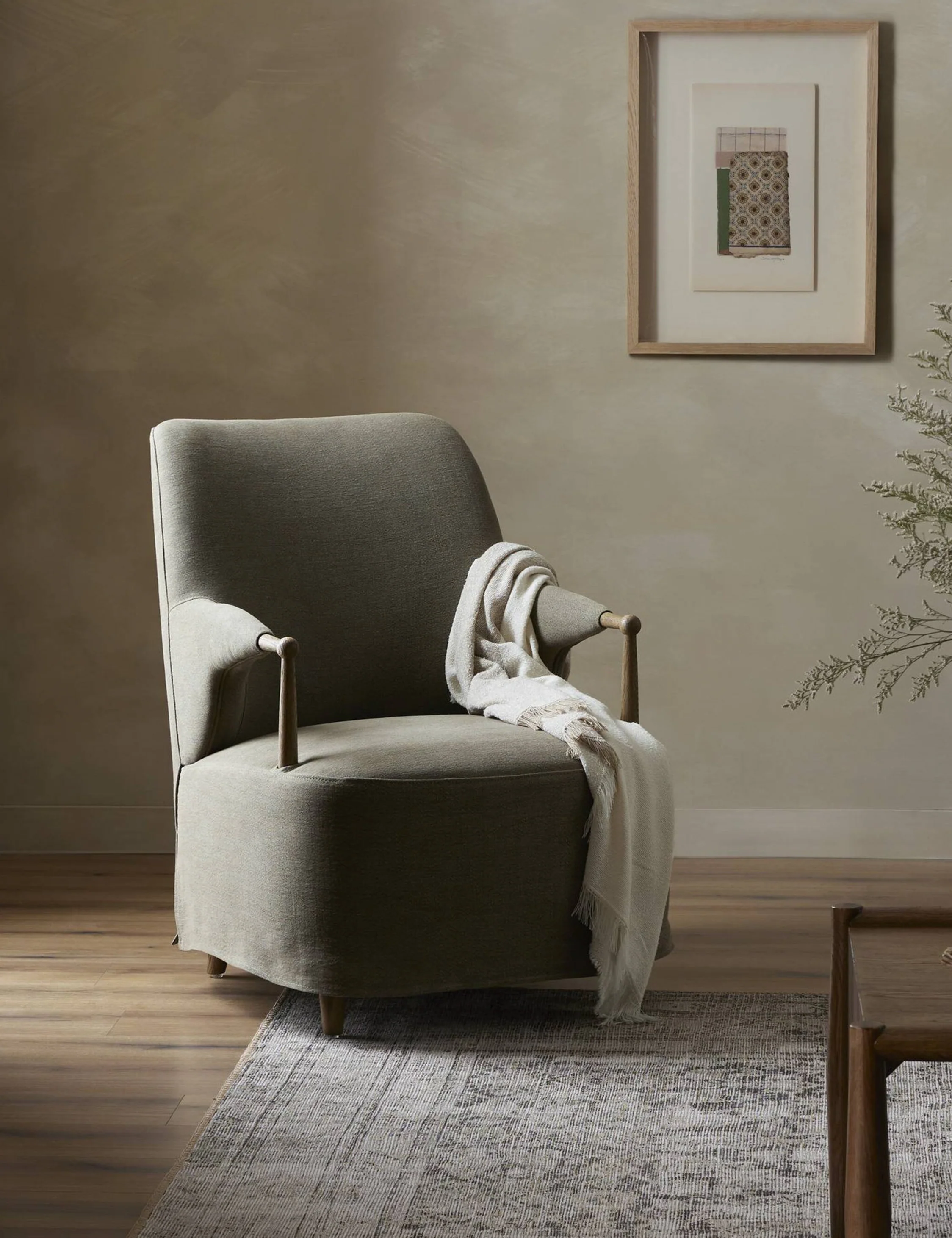 Neutral-Toned Living Room Accent Chair Neutral-Toned Living Room Accent Chair
