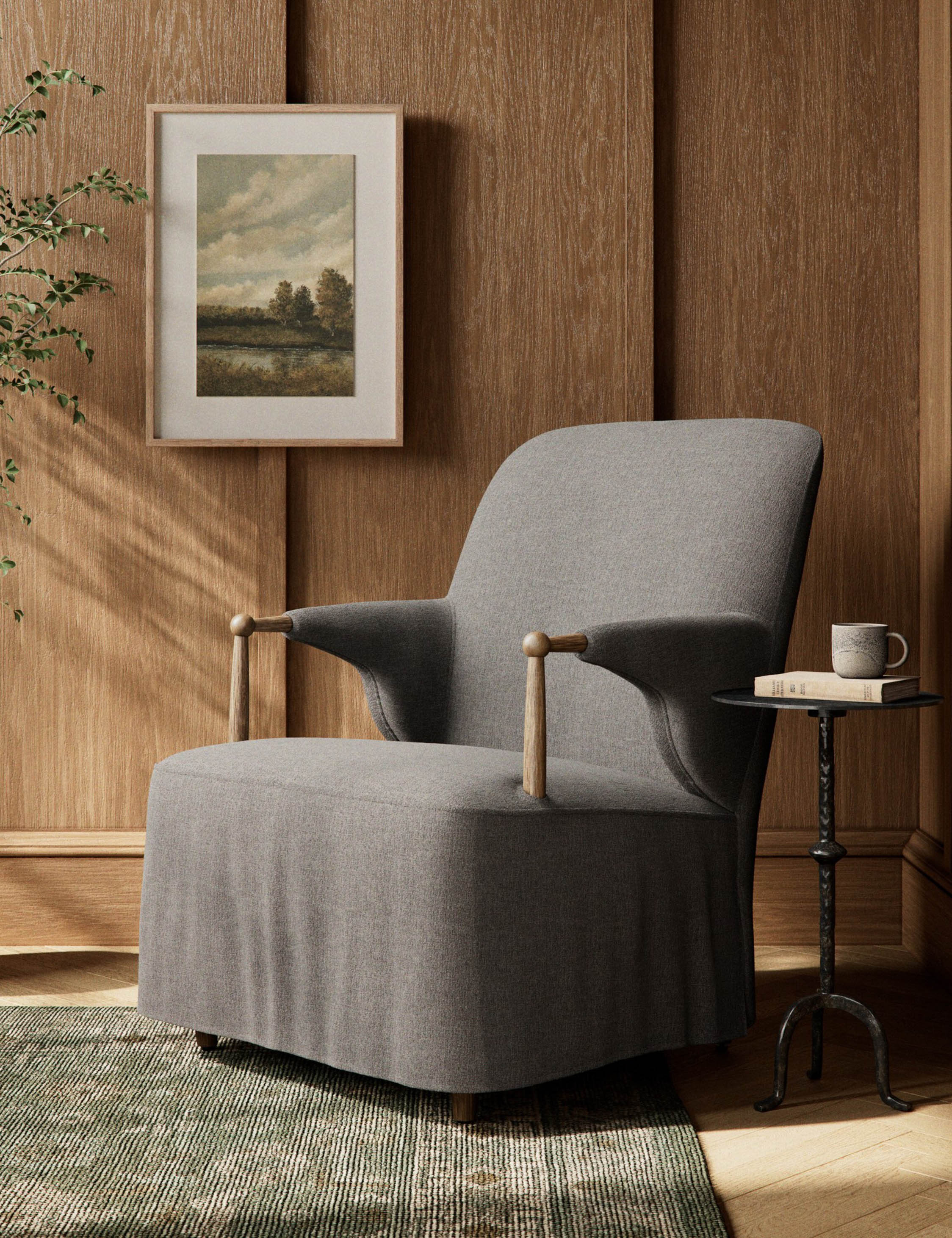 Neutral-Toned Living Room Accent Chair Neutral-Toned Living Room Accent Chair