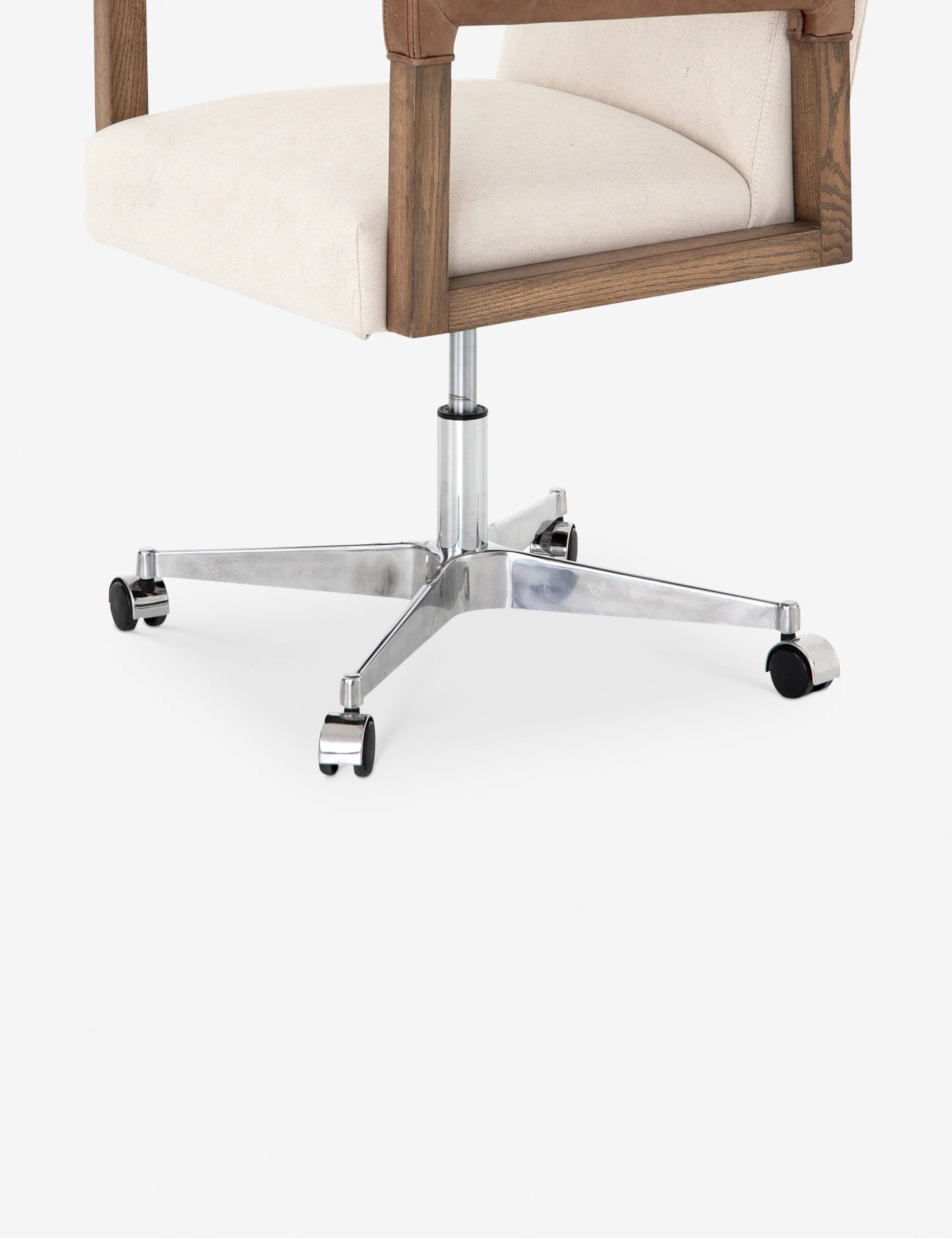 Office Chair with Wooden Armrests Office Chair with Wooden Armrests