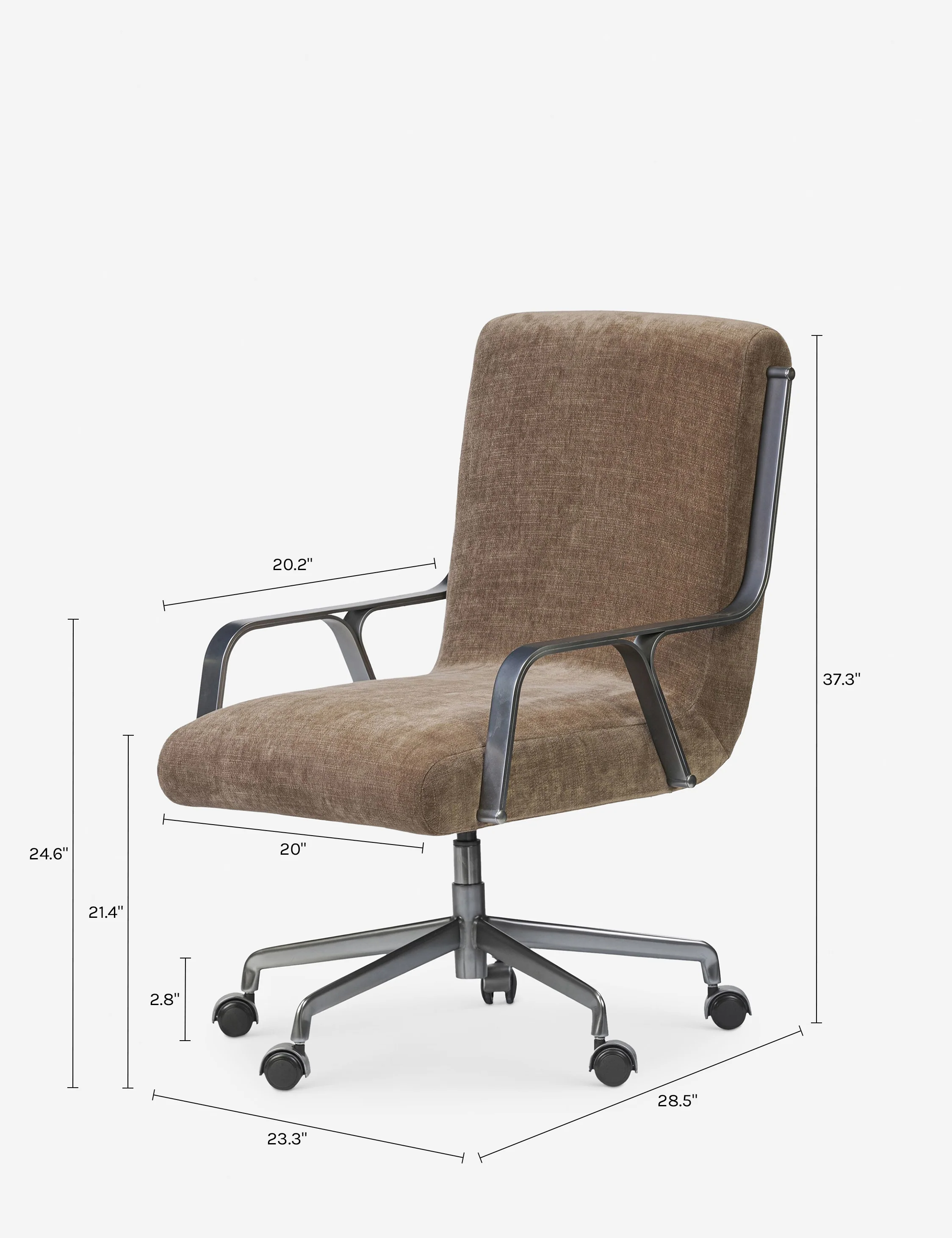 Brown Modern Office Chair