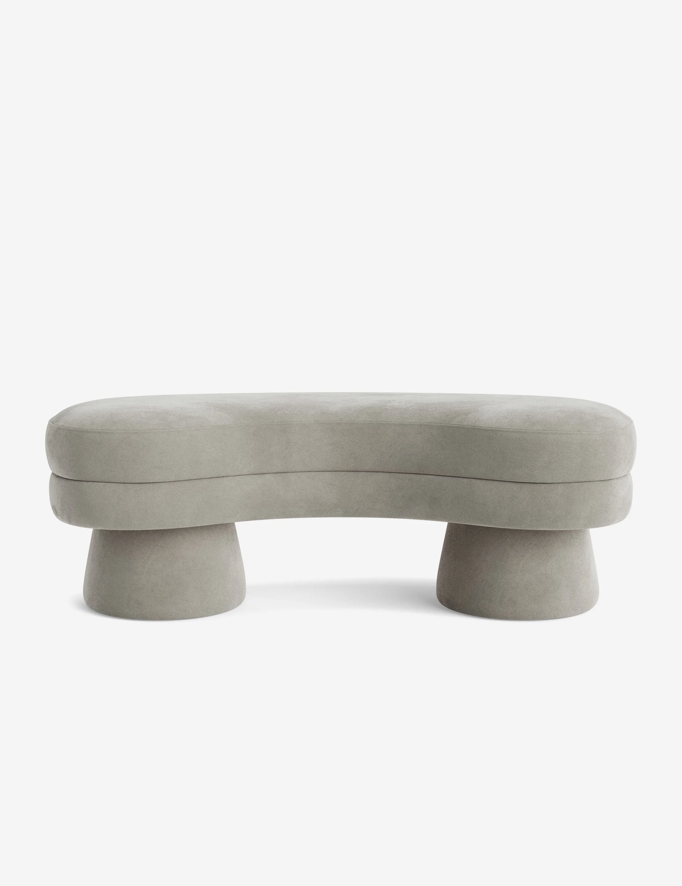 Camel Velvet Bench Camel Velvet Bench