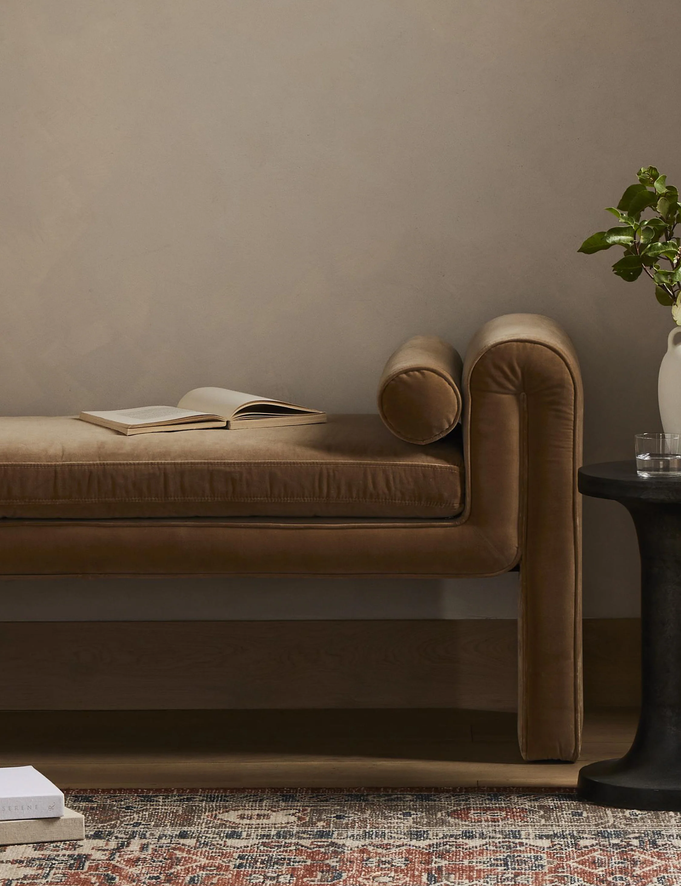 Cream-Colored Designer Bench Cream-Colored Designer Bench
