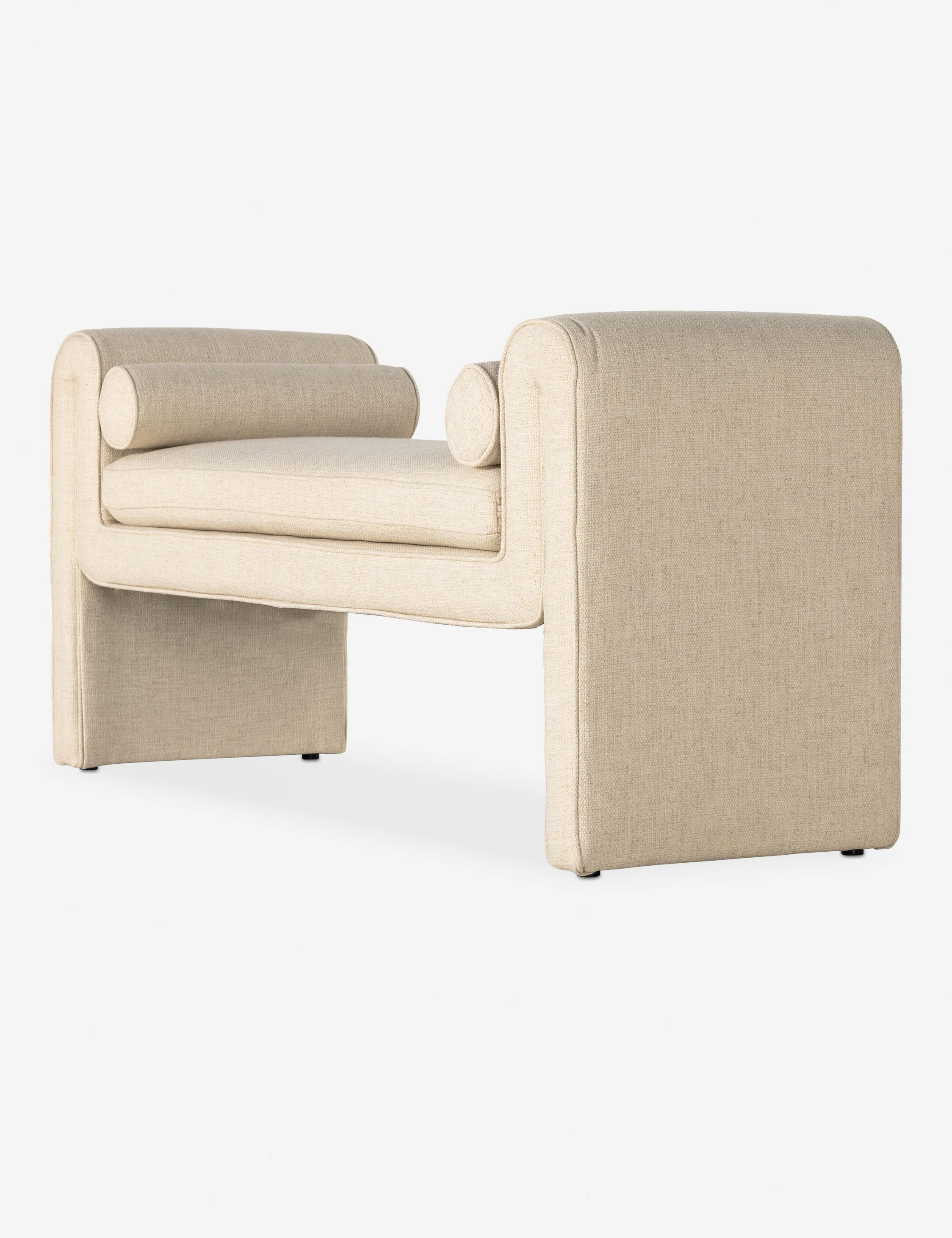 Cream-Colored Designer Bench Cream-Colored Designer Bench