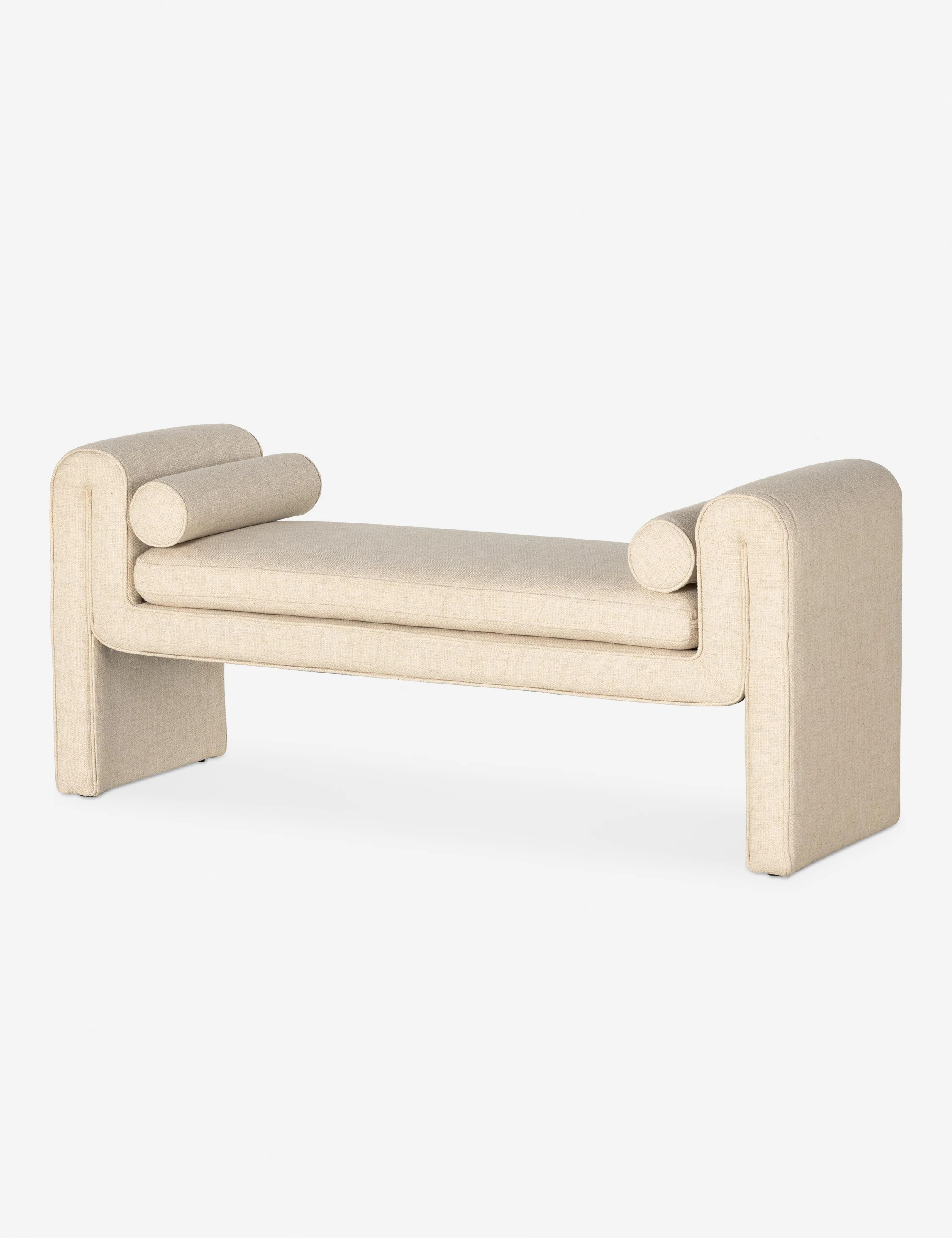 Cream-Colored Designer Bench Cream-Colored Designer Bench