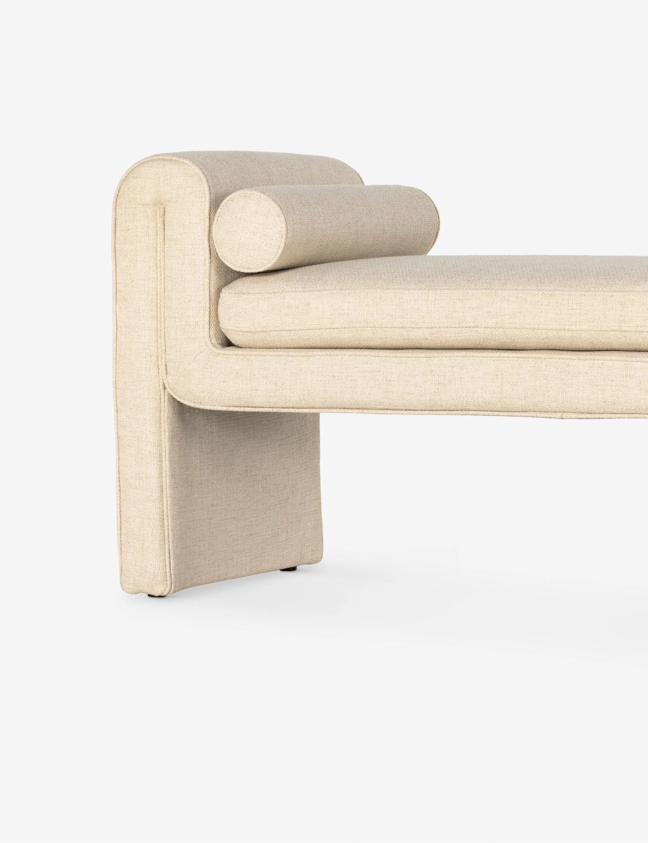 Cream-Colored Designer Bench Cream-Colored Designer Bench