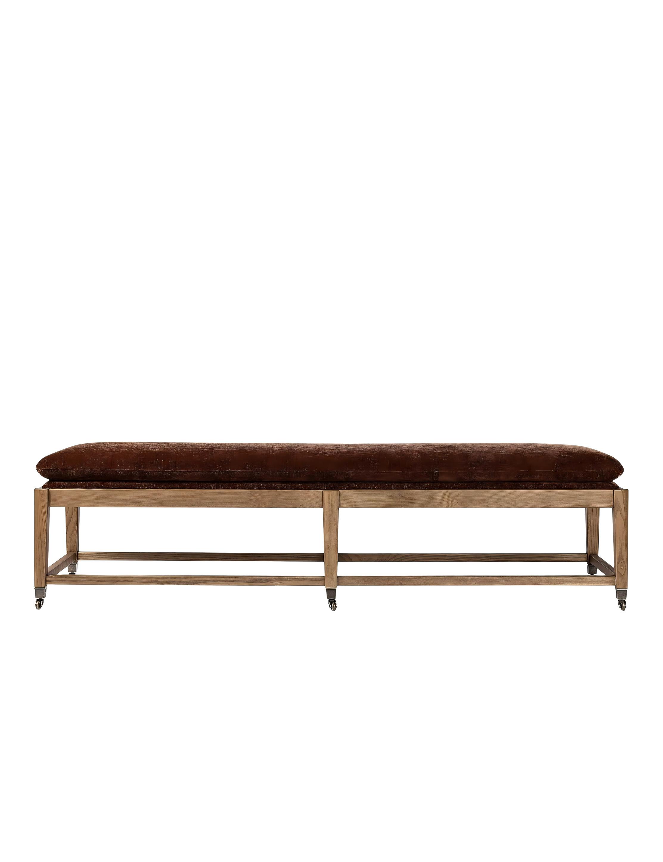 European-Style Upholstered Bench