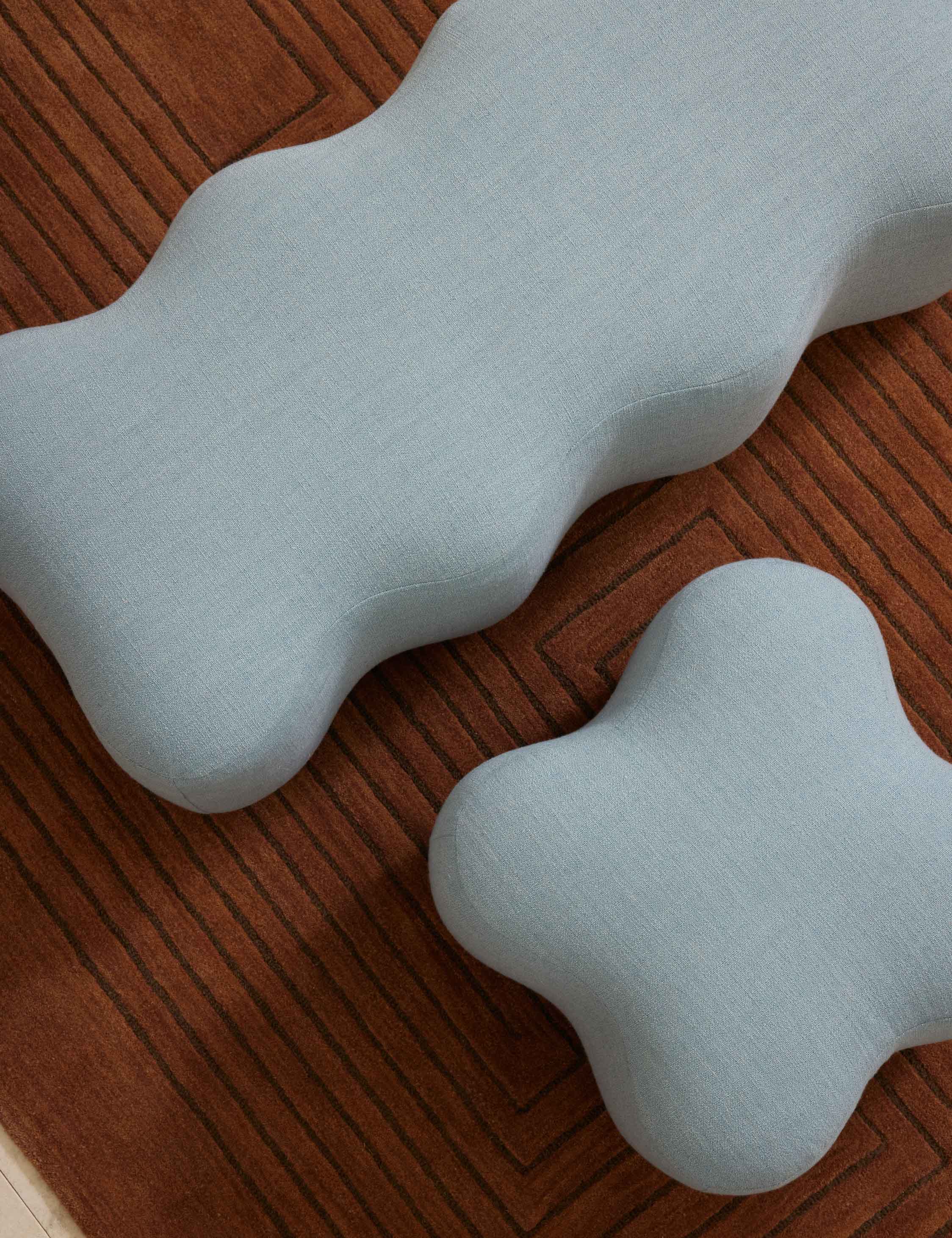 Stylized Blue Bench