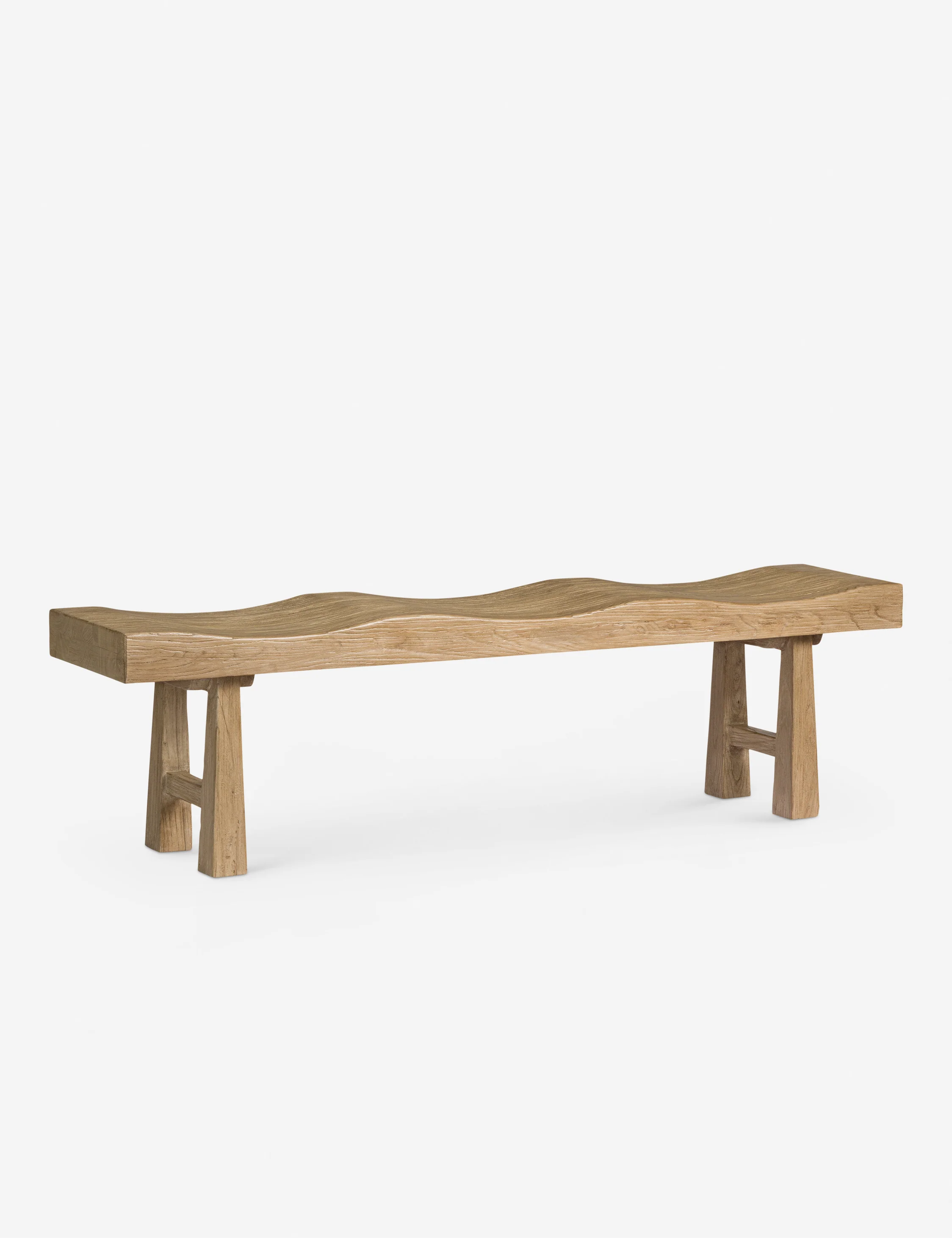 Modern Rustic-Style Wooden Bench